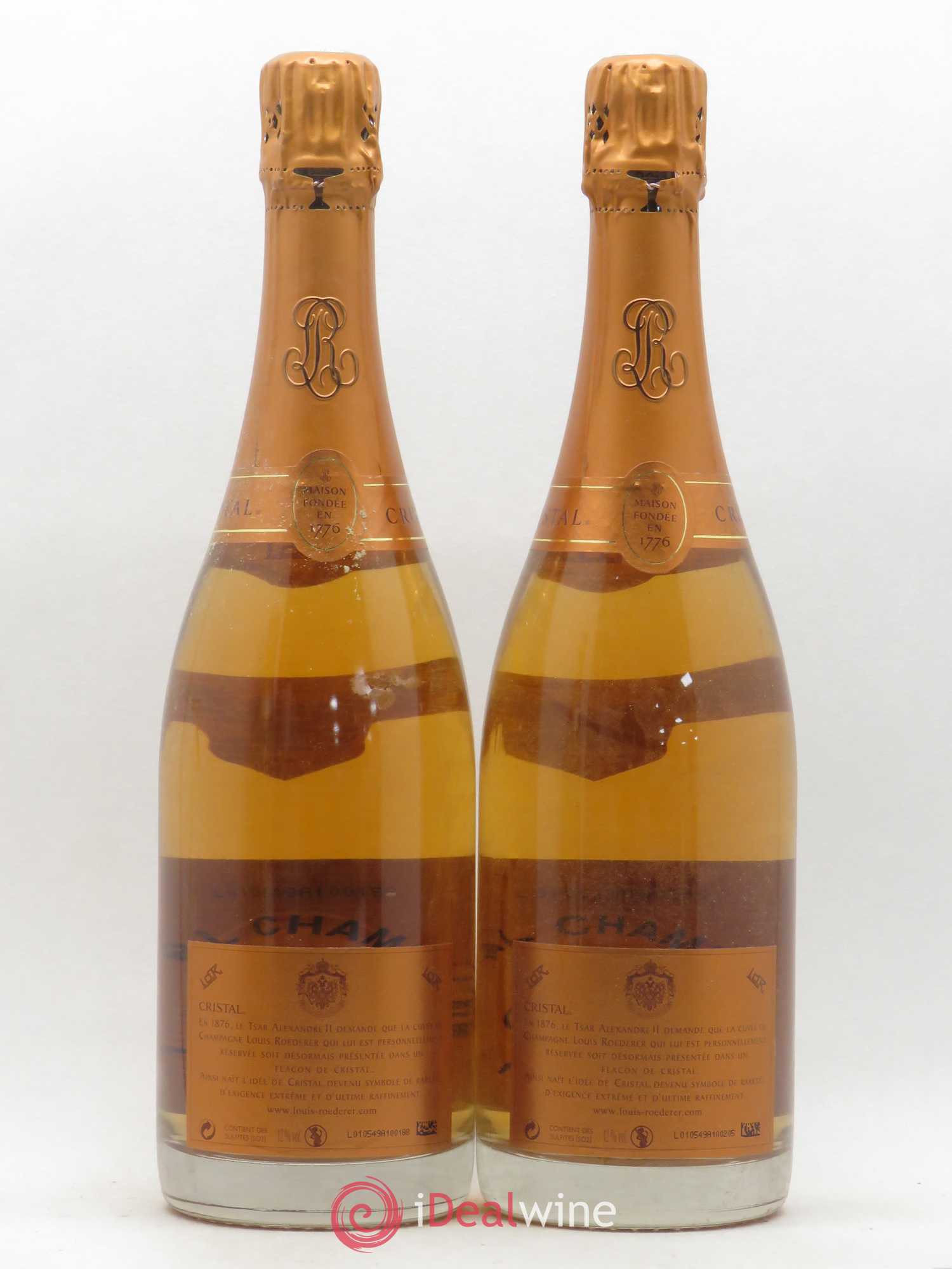 Cristal Louis Roederer 2006 - Lot de 2 bouteilles - 1