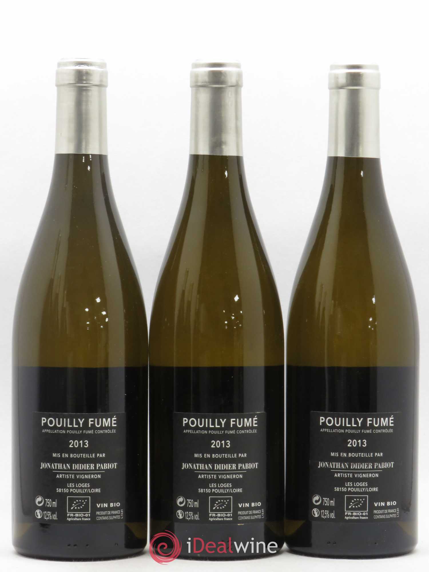 Pouilly-Fumé Aubaine Jonathan Didier Pabiot 2013 - Posten von 3 Flaschen - 1