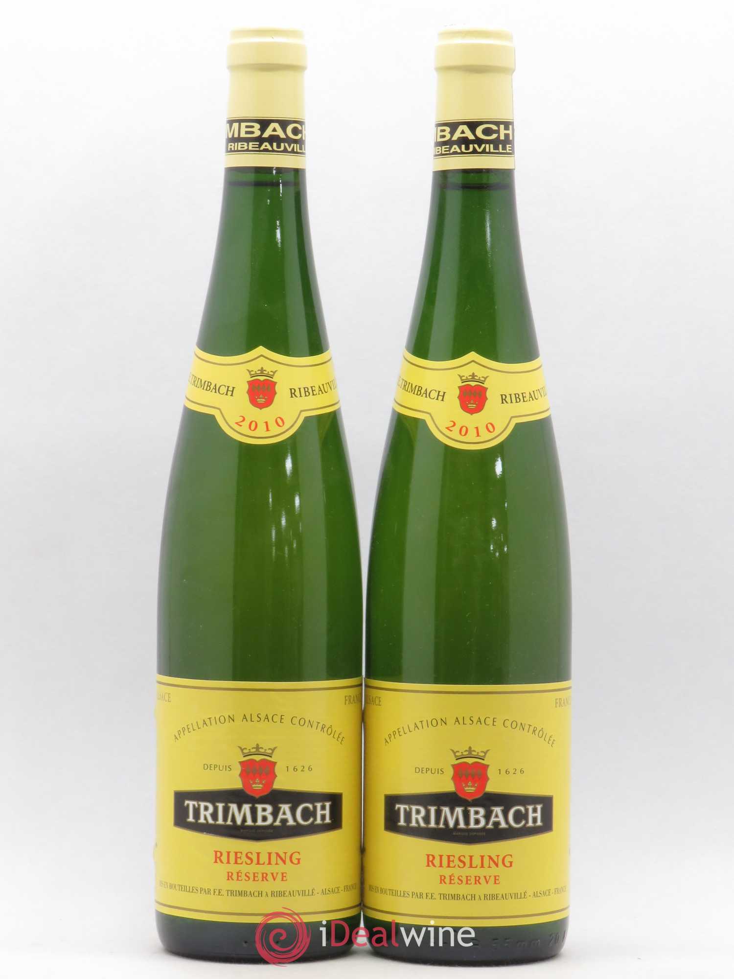 Alsace Riesling Réserve Trimbach (Domaine) 2010 - Lot de 2 bouteilles - 0