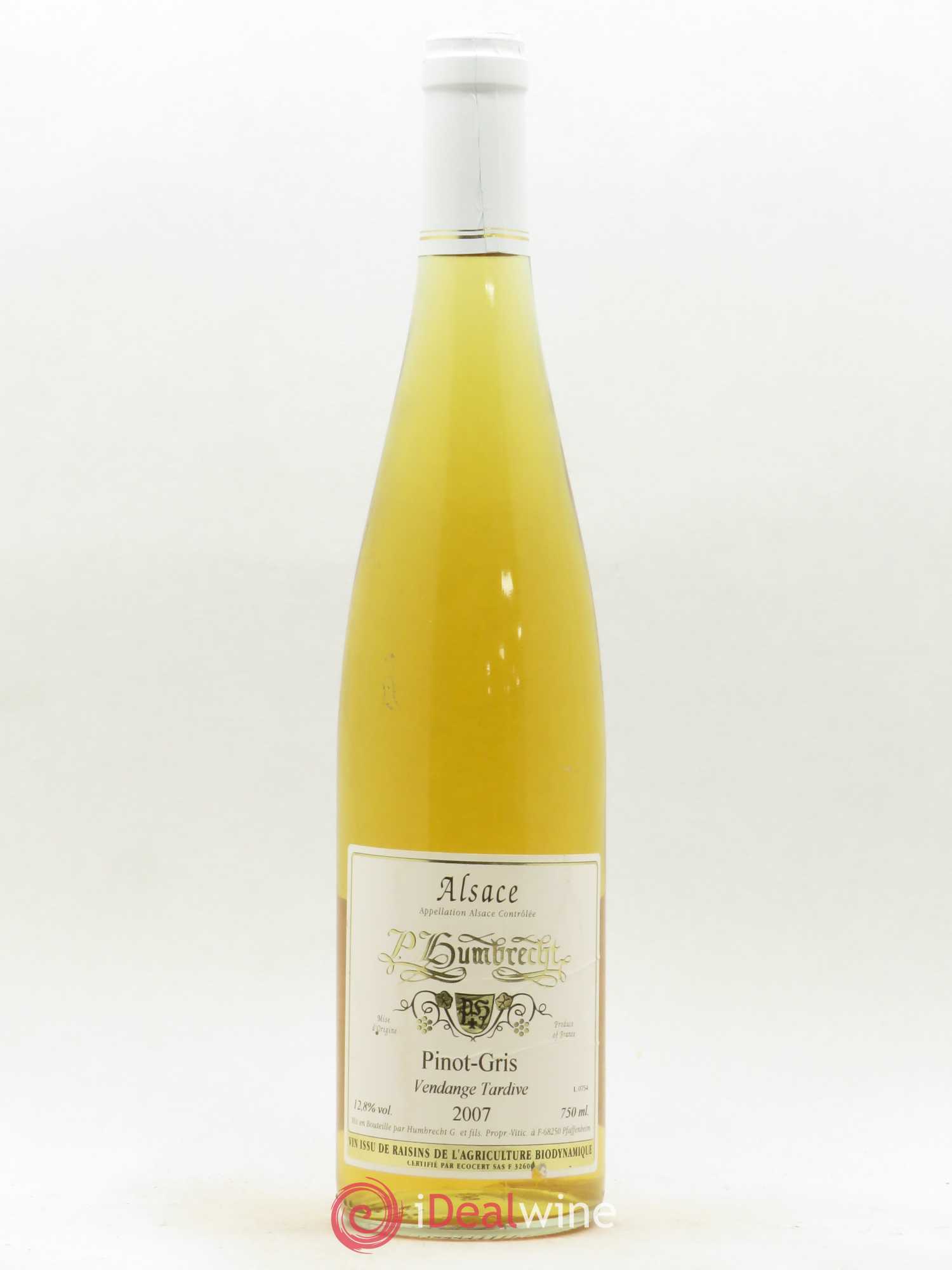 Pinot Gris (Tokay) Vendanges Tardives Humbrecht G. et Fils 2007 - Lotto di 1 bottiglia - 0