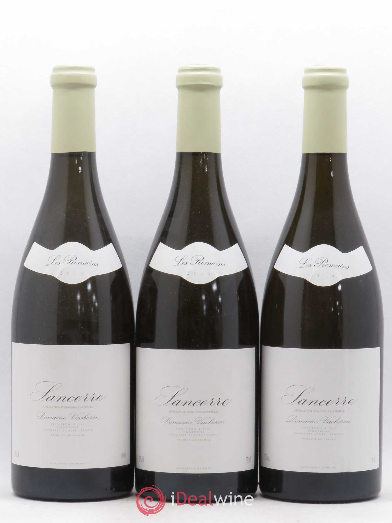 Sancerre Les Romains Domaine Vacheron et Fils 2014 - Lot de 3 bouteilles - 0