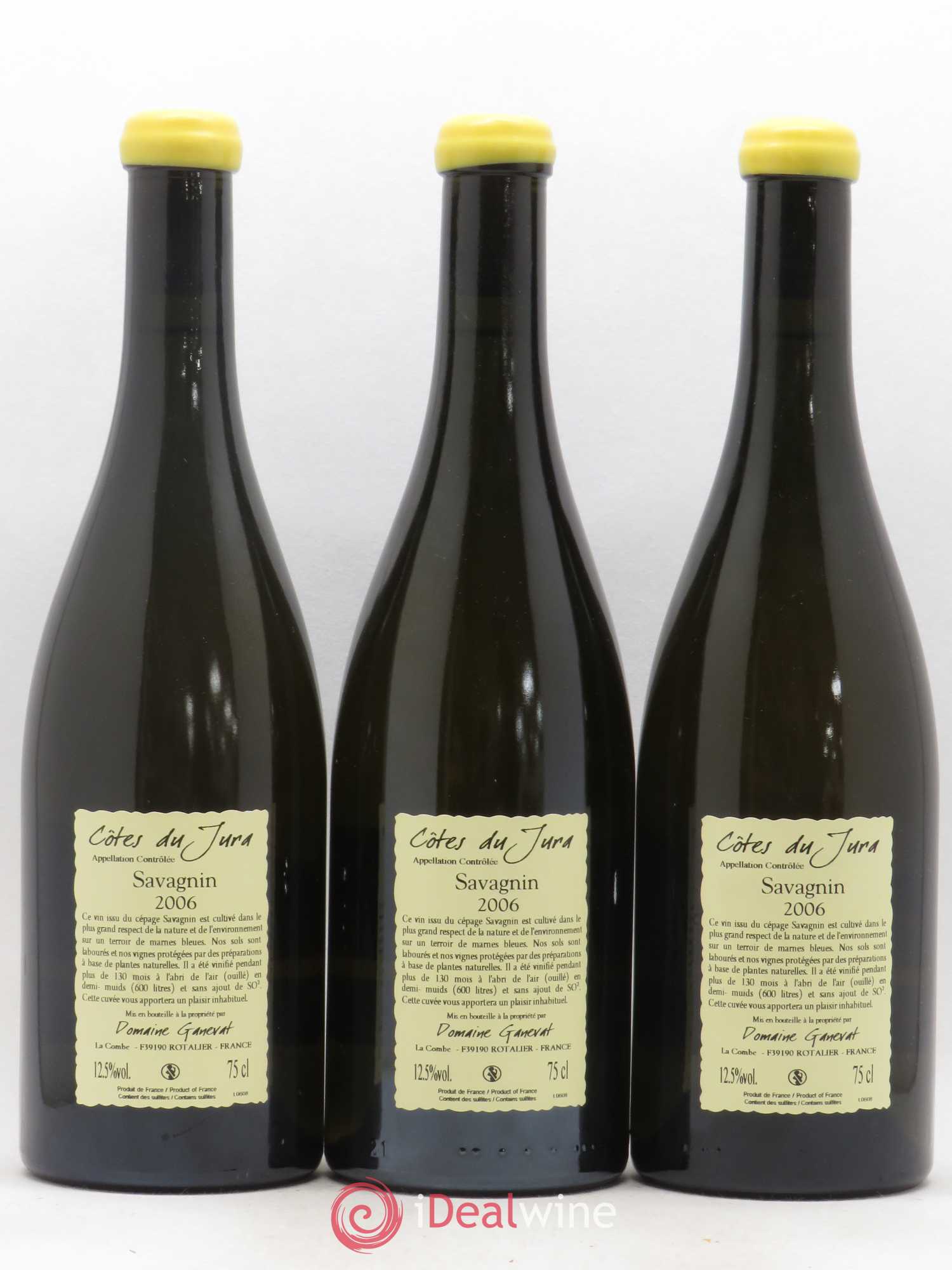 Côtes du Jura Les Vignes de mon Père Jean-François Ganevat (Domaine) 2006 - Lot de 3 bouteilles - 1