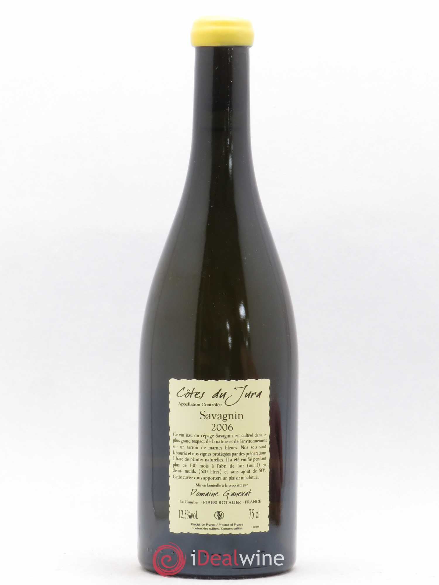 Côtes du Jura Les Vignes de mon Père Jean-François Ganevat (Domaine) 2006 - Lot de 1 bouteille - 1