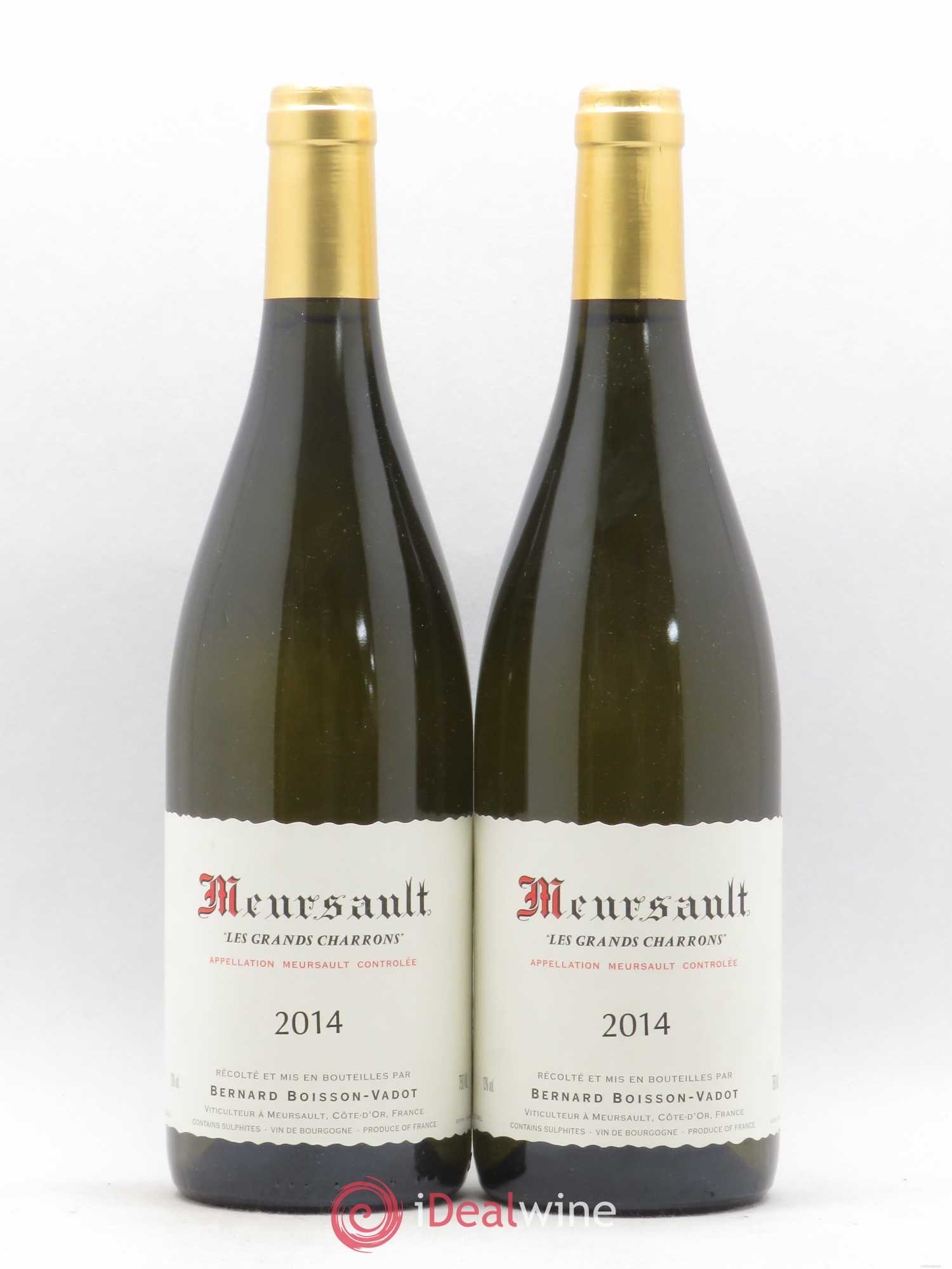 Meursault Les Grands Charrons Boisson-Vadot (Domaine) 2014 - Lot de 2 bouteilles - 0