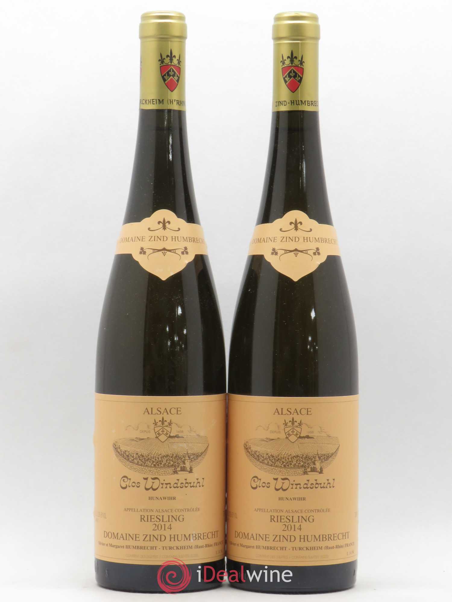 Alsace Riesling Clos Windsbuhl Zind-Humbrecht (Domaine) 2014 - Lot de 2 bouteilles - 0