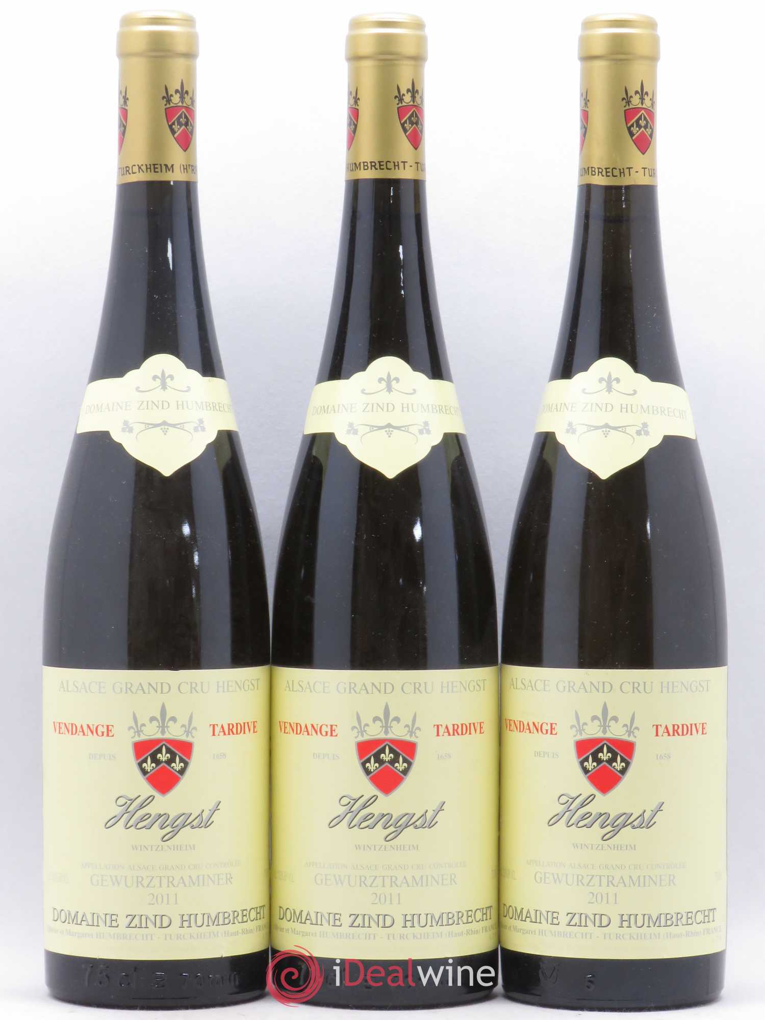 Gewurztraminer Vendanges Tardives Grand Cru Hengst Zind-Humbrecht 2011 - Lotto di 3 bottiglie - 0