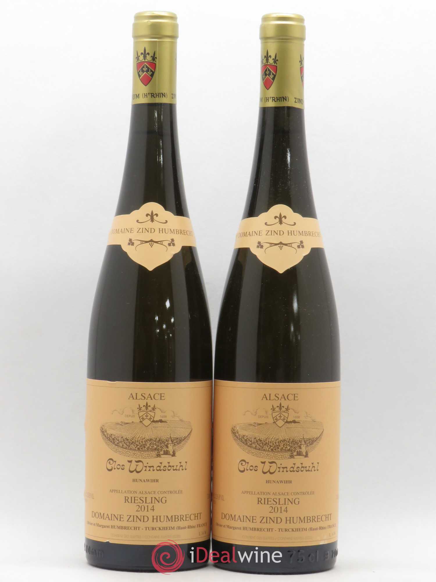 Alsace Riesling Clos Windsbuhl Zind-Humbrecht (Domaine) 2014 - Lot de 2 bouteilles - 0