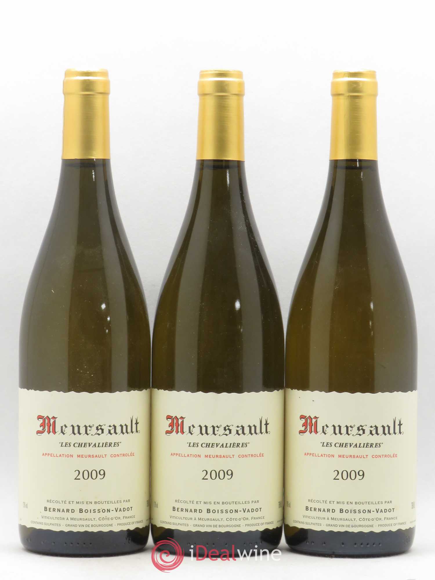 Meursault Les Chevalières Boisson-Vadot (Domaine) 2009 - Lot de 3 bouteilles - 0