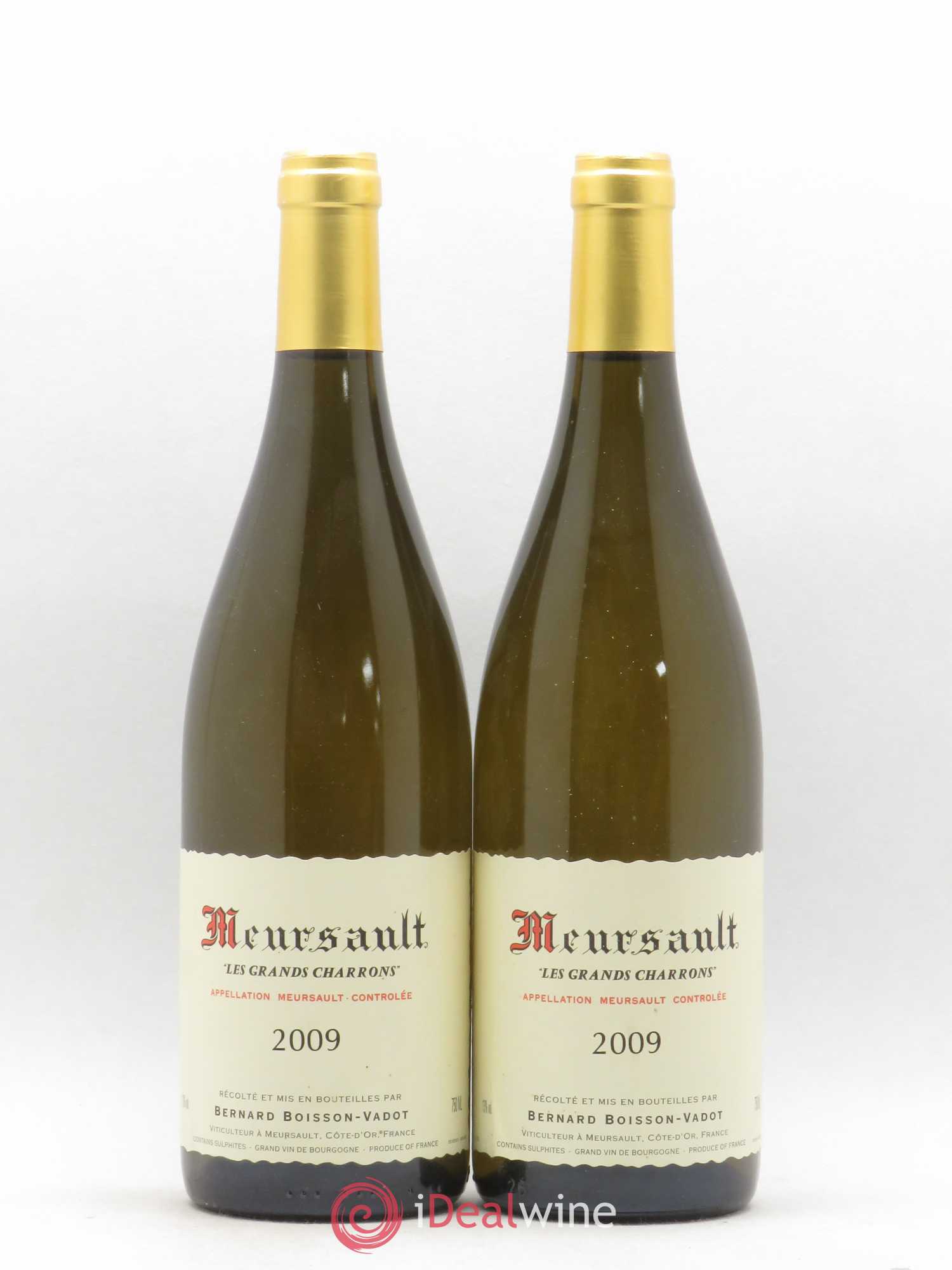 Meursault Les Grands Charrons Boisson-Vadot (Domaine) 2009 - Lot de 2 bouteilles - 0