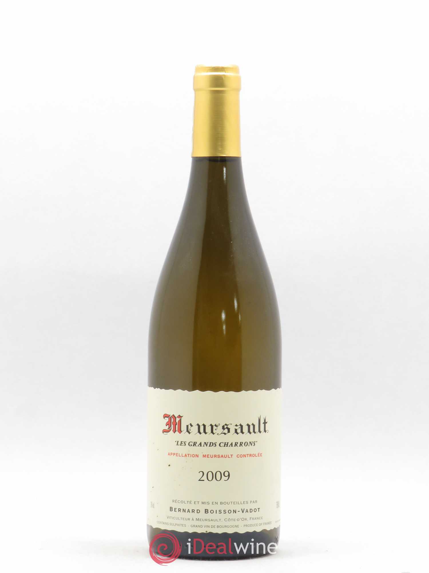 Meursault Les Grands Charrons Boisson-Vadot (Domaine) 2009 - Lot de 1 bouteille - 0