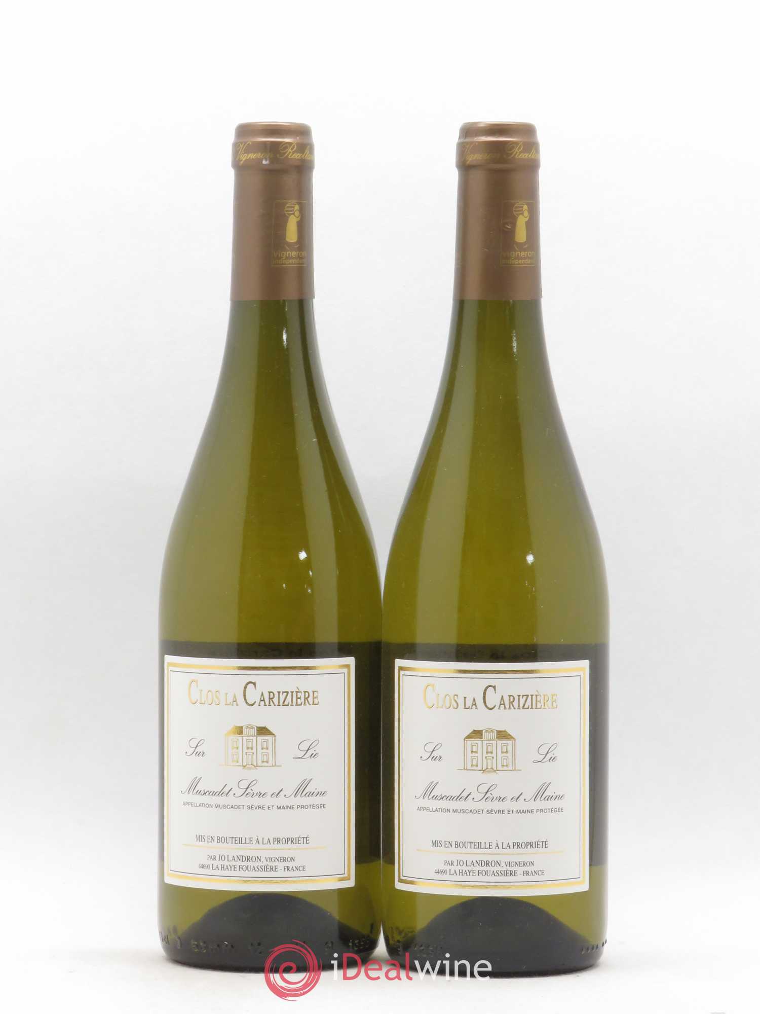 Muscadet-Sèvre-et-Maine Le Clos La Carizière Jo Landron Sur Lie 2014 - Lot de 2 bouteilles - 0