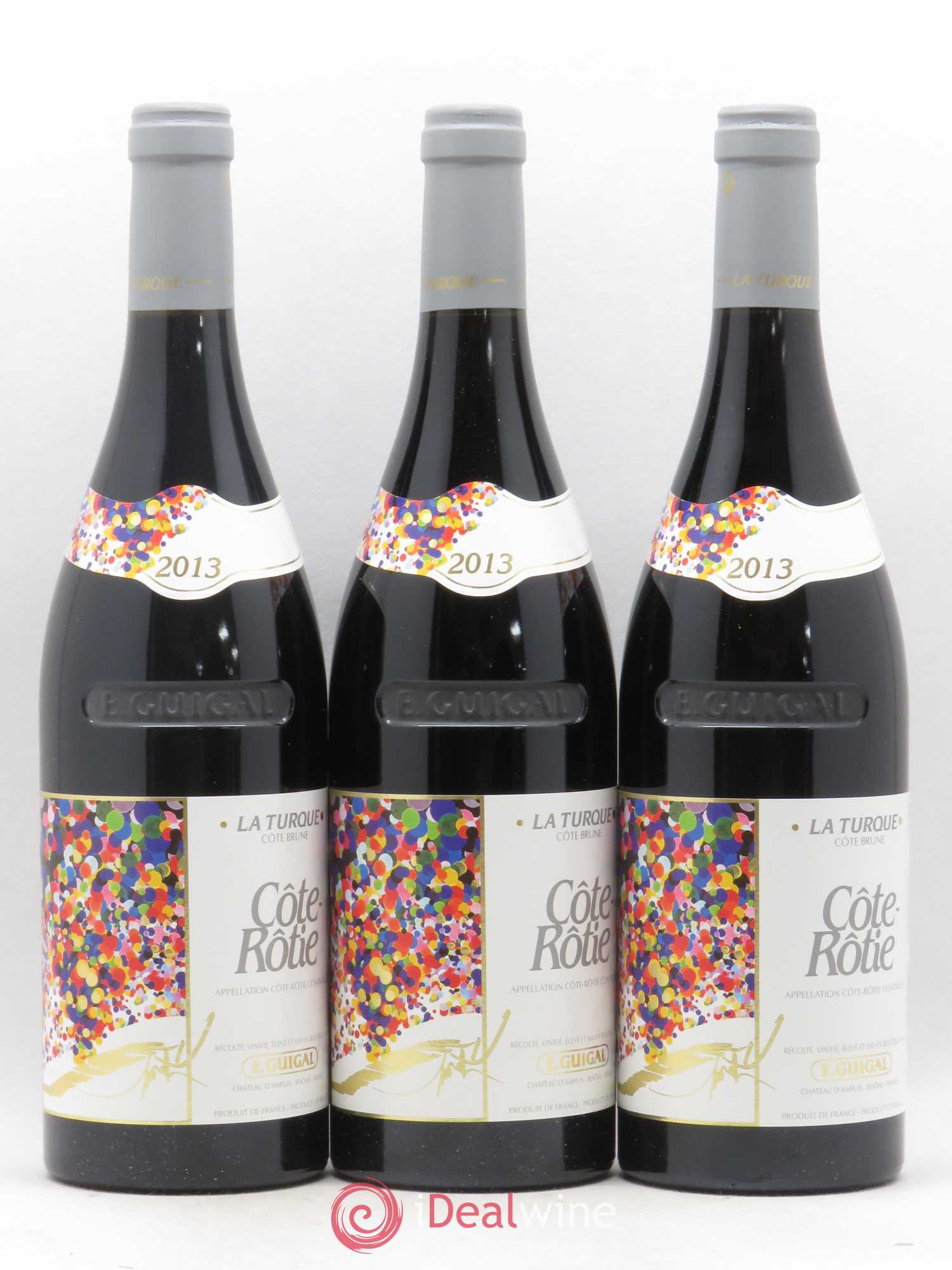 Côte-Rôtie La Turque Guigal 2013 - Lot de 3 bouteilles - 0