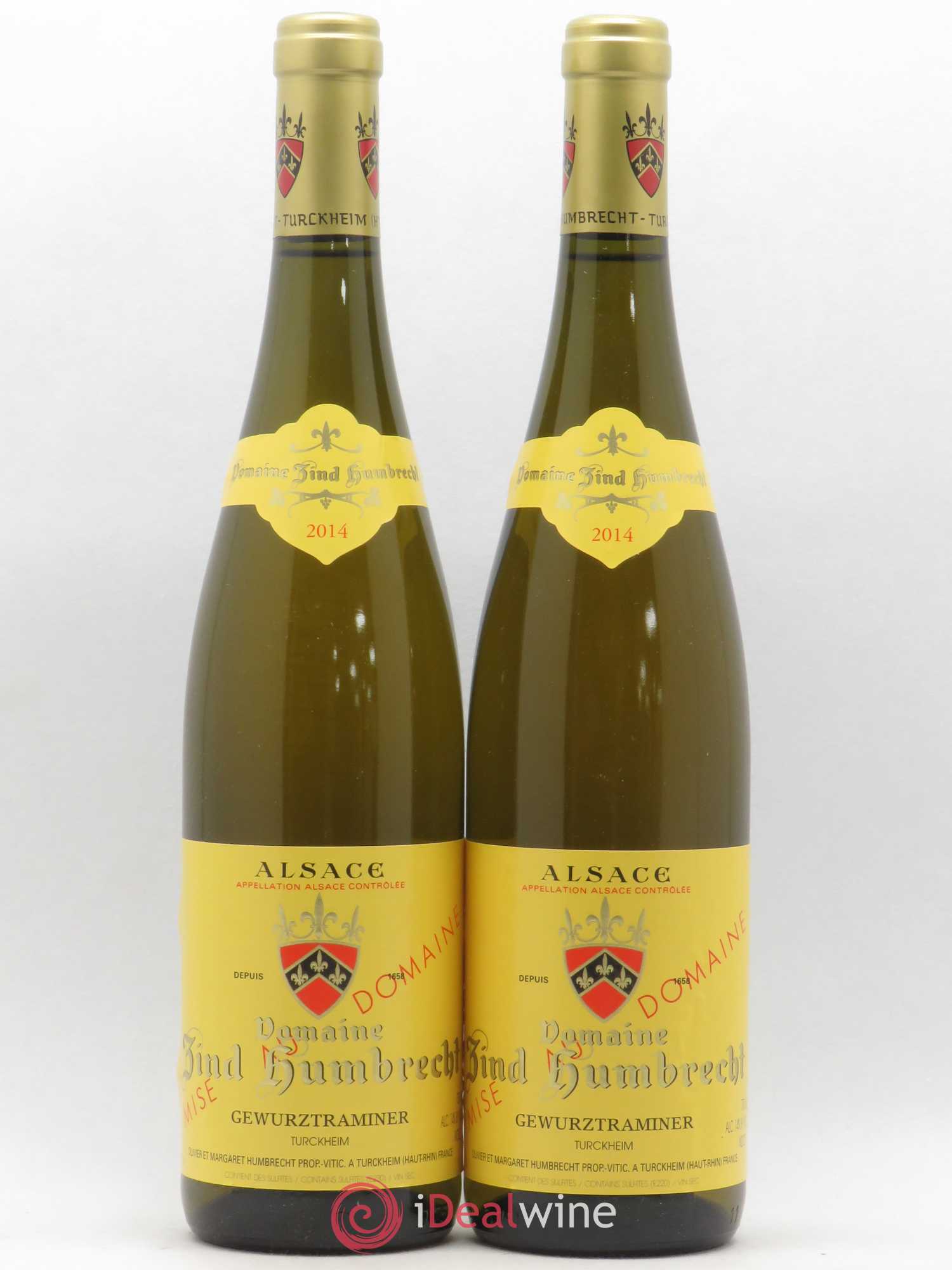 Alsace Gewurztraminer Zind-Humbrecht (Domaine) 2014 - Lot de 2 bouteilles - 0