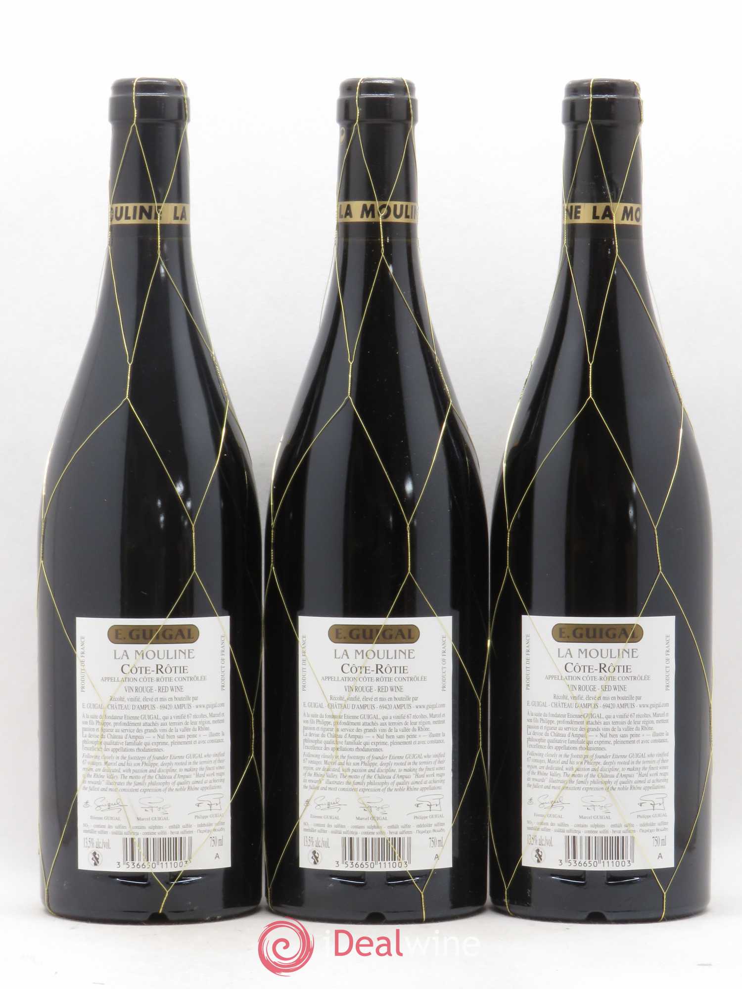 Côte-Rôtie La Mouline Guigal 2013 - Lot de 3 bouteilles - 1