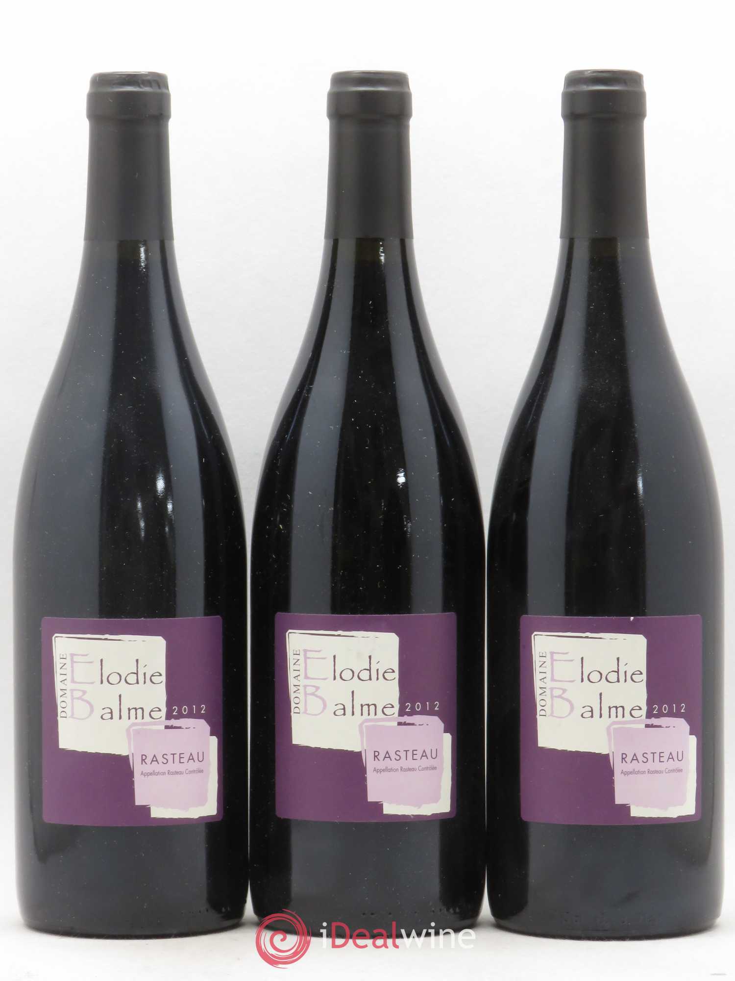 Rasteau Elodie Balme 2012 - Lot of 3 bottles - 0