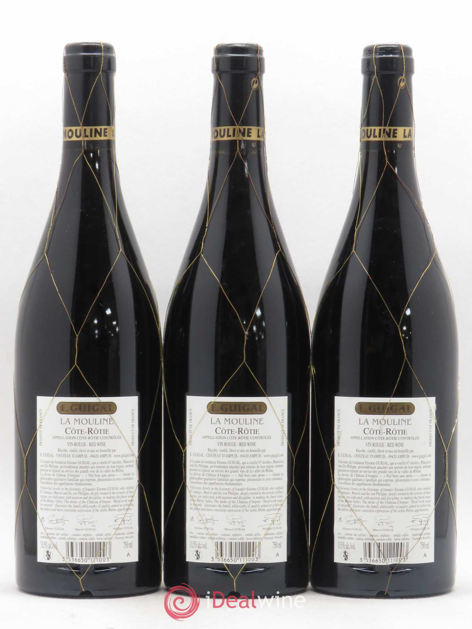 Côte-Rôtie La Mouline Guigal 2012 - Lot de 3 bouteilles - 1
