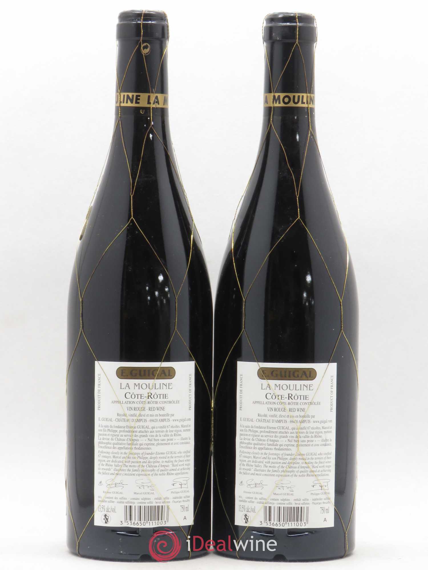Côte-Rôtie La Mouline Guigal 2012 - Lot de 2 bouteilles - 1