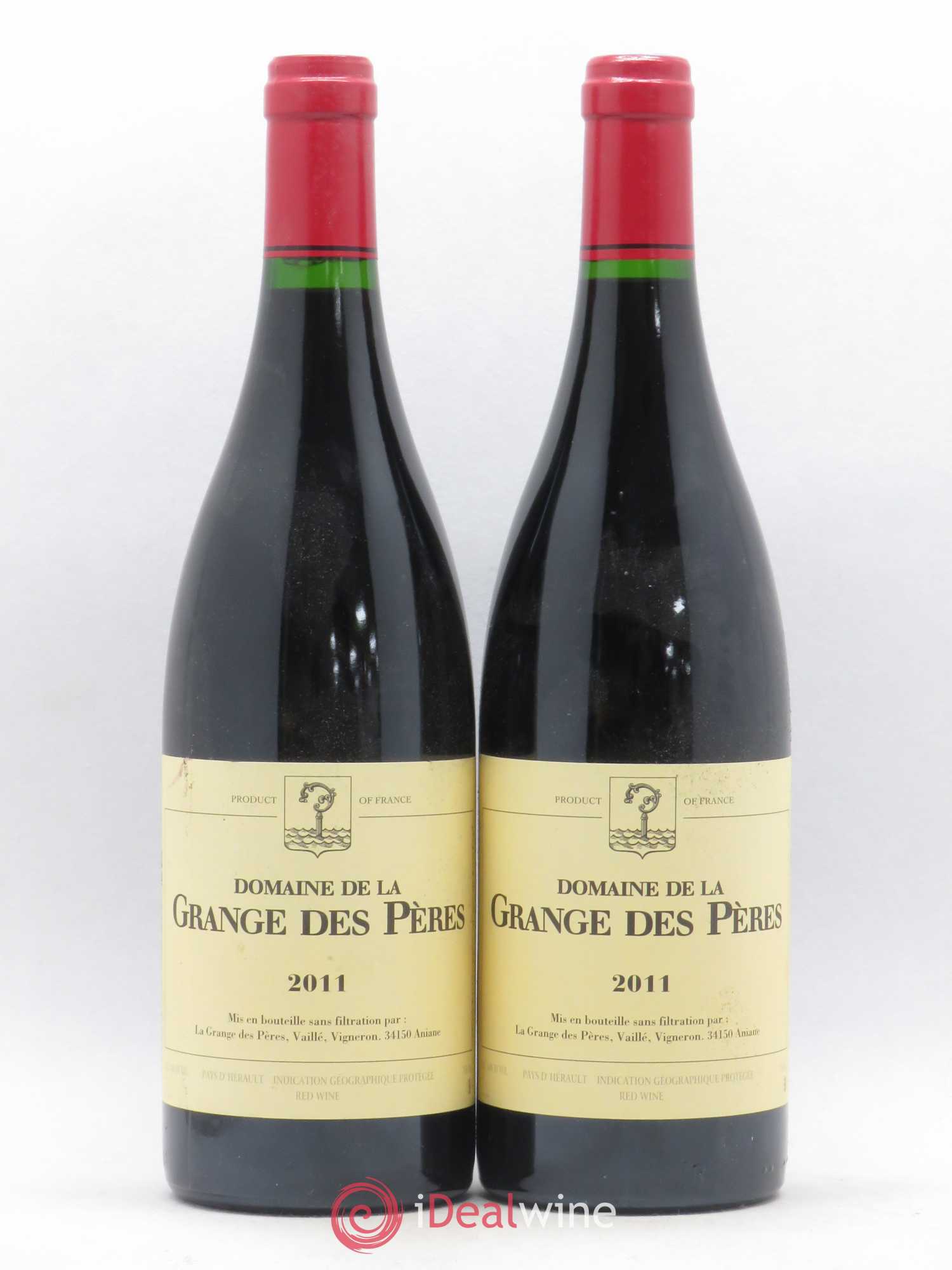 Pays d'Hérault Grange des Pères Laurent Vaillé 2011 - Lot de 2 bouteilles - 0
