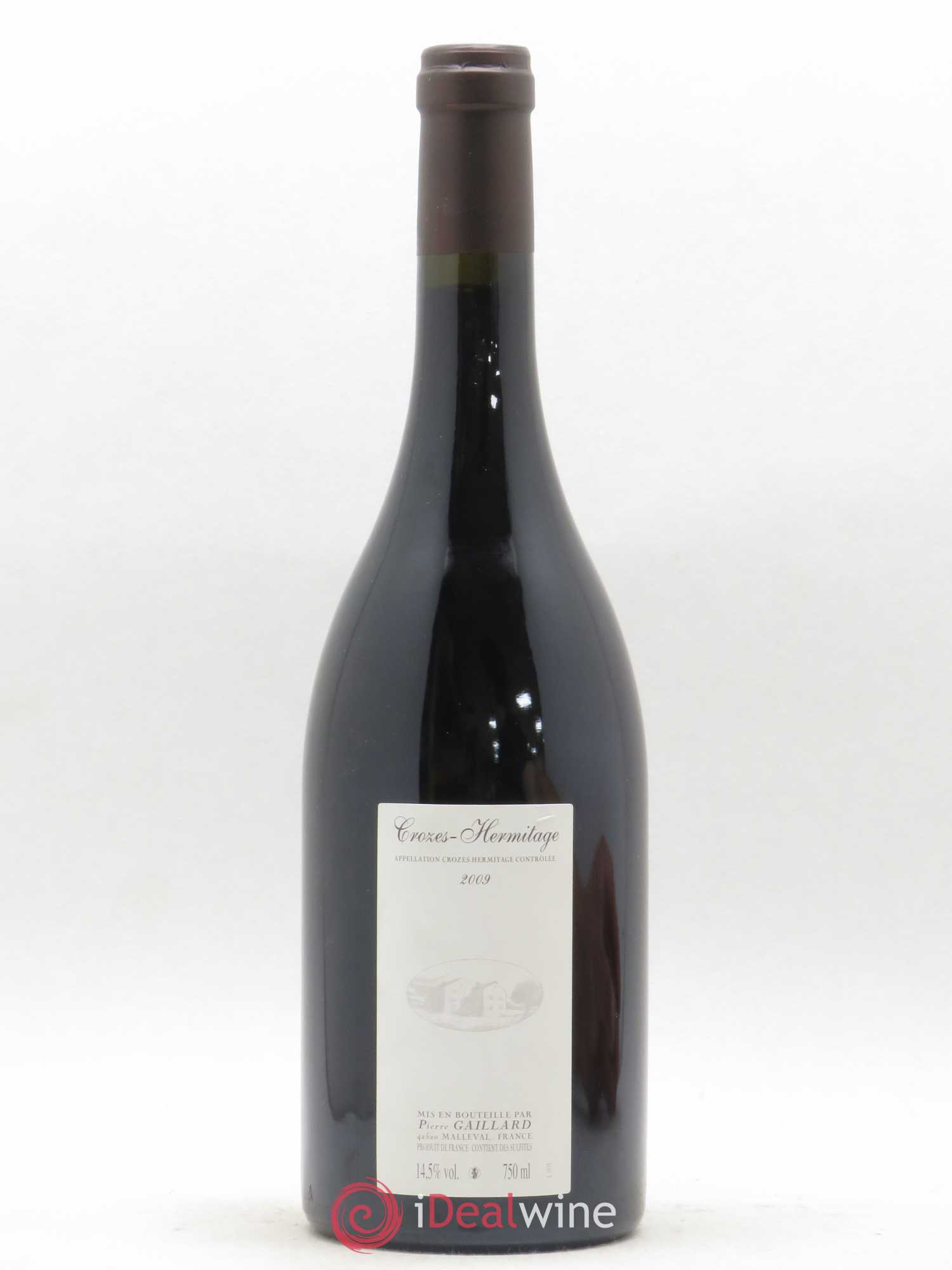 Crozes-Hermitage Pierre Gaillard 2009 - Lot de 1 bouteille - 1
