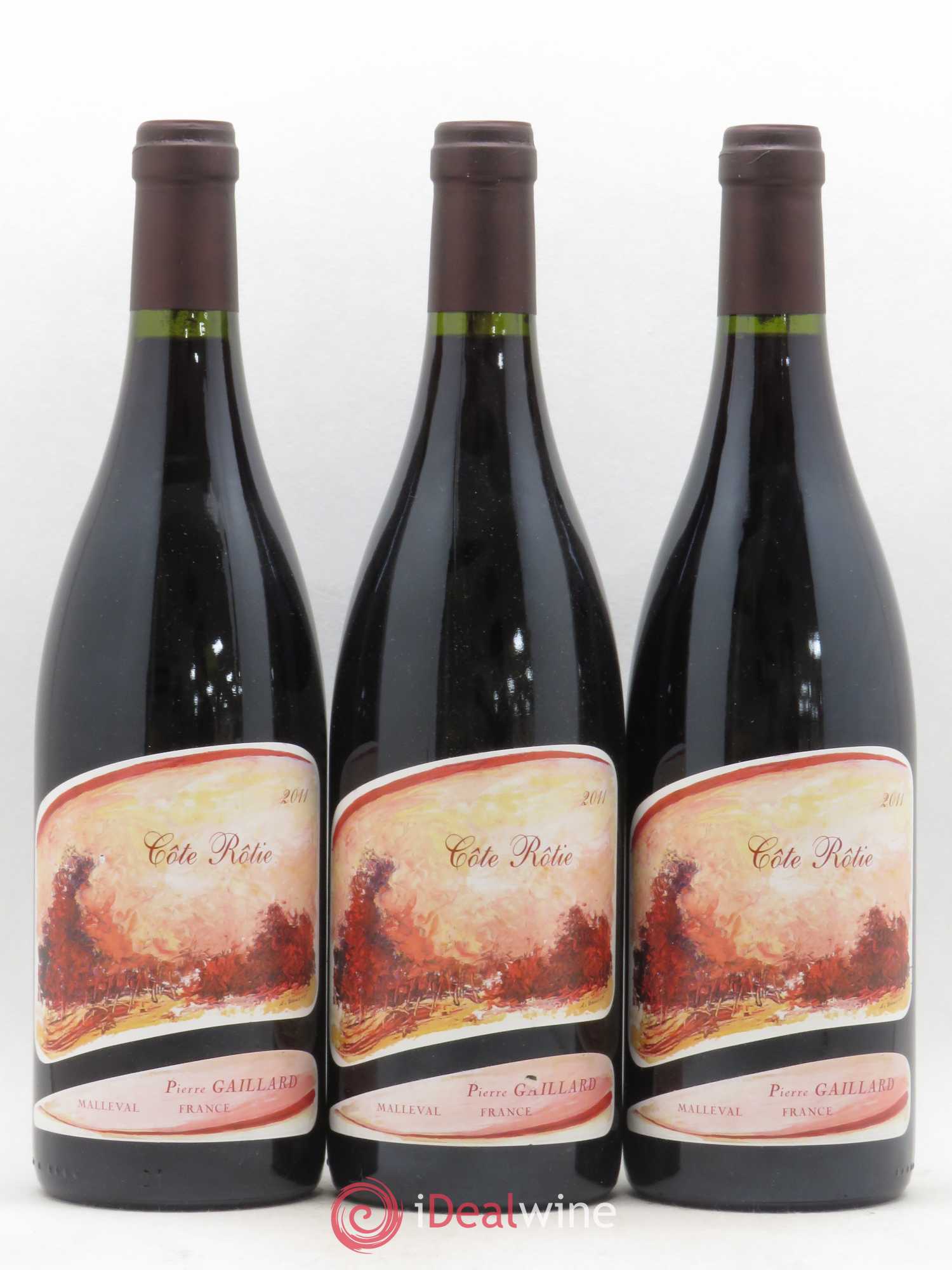 Côte-Rôtie Pierre Gaillard 2011 - Lot de 3 bouteilles - 0