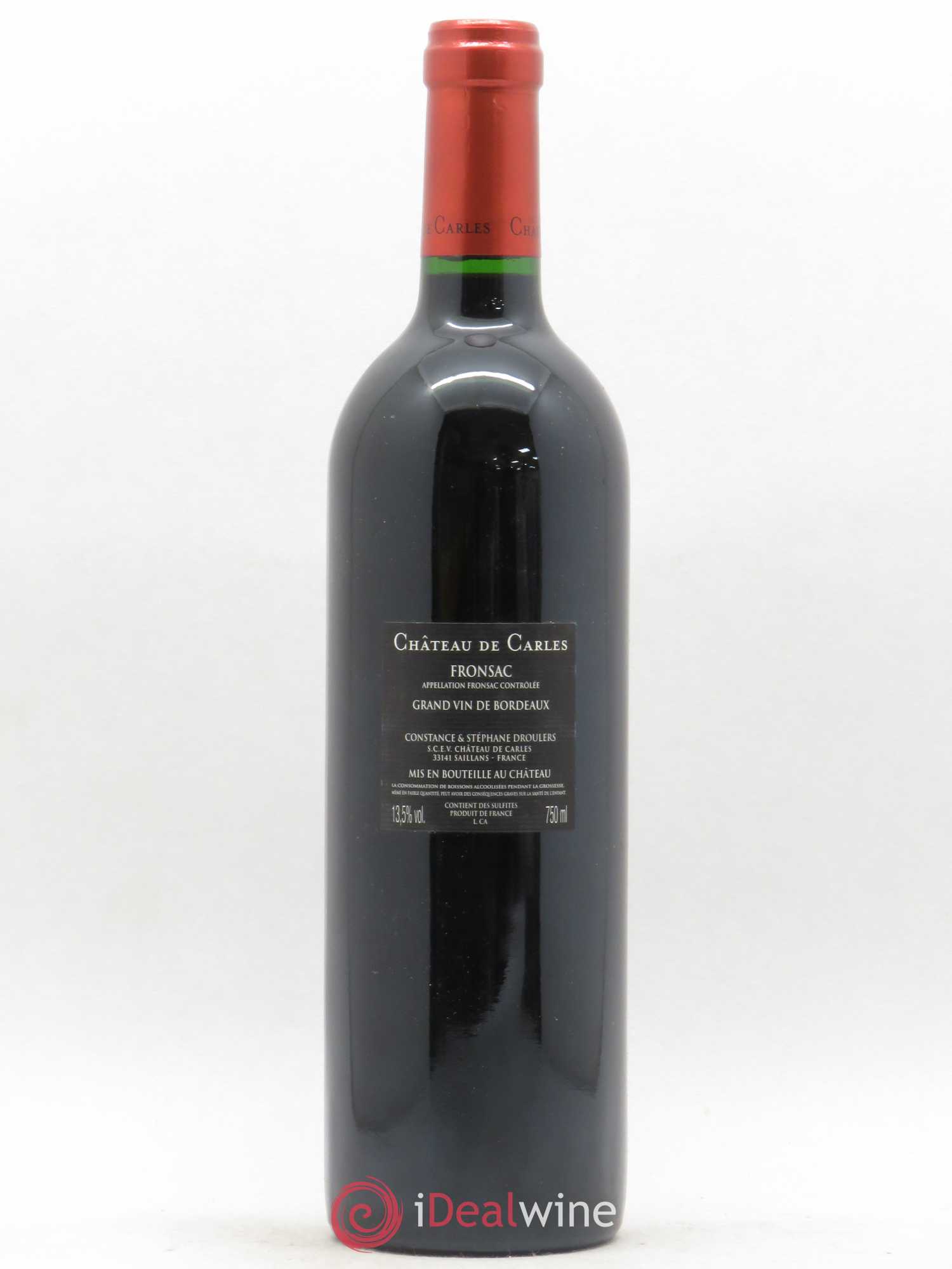 Château de Carles 2012 - Lot de 1 bouteille - 1