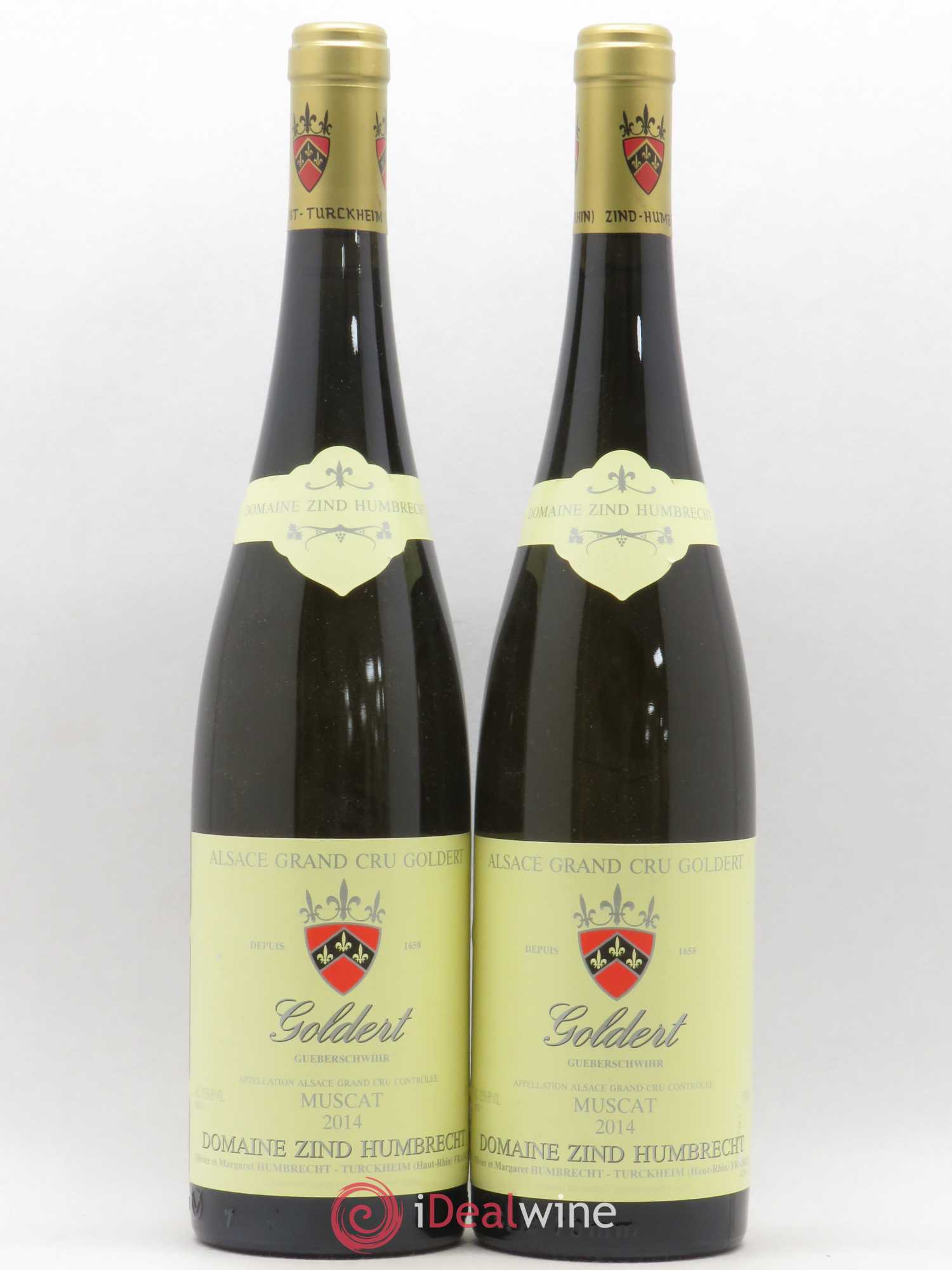 Alsace Muscat Grand Cru Goldert Zind-Humbrecht (Domaine) 2014 - Lot de 2 bouteilles - 0