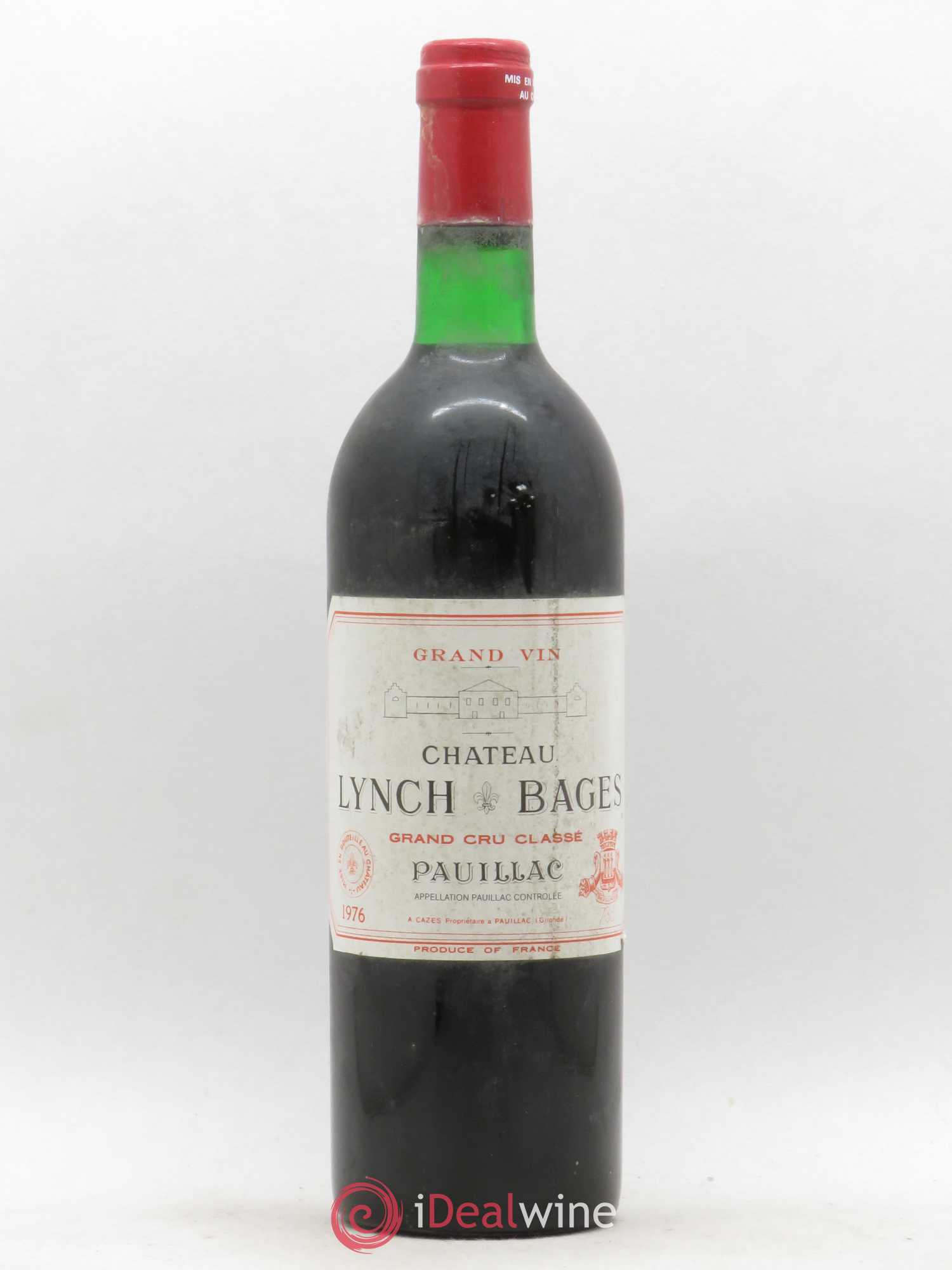 Château Lynch Bages 5ème Grand Cru Classé 1976 - Lot de 1 bouteille - 0