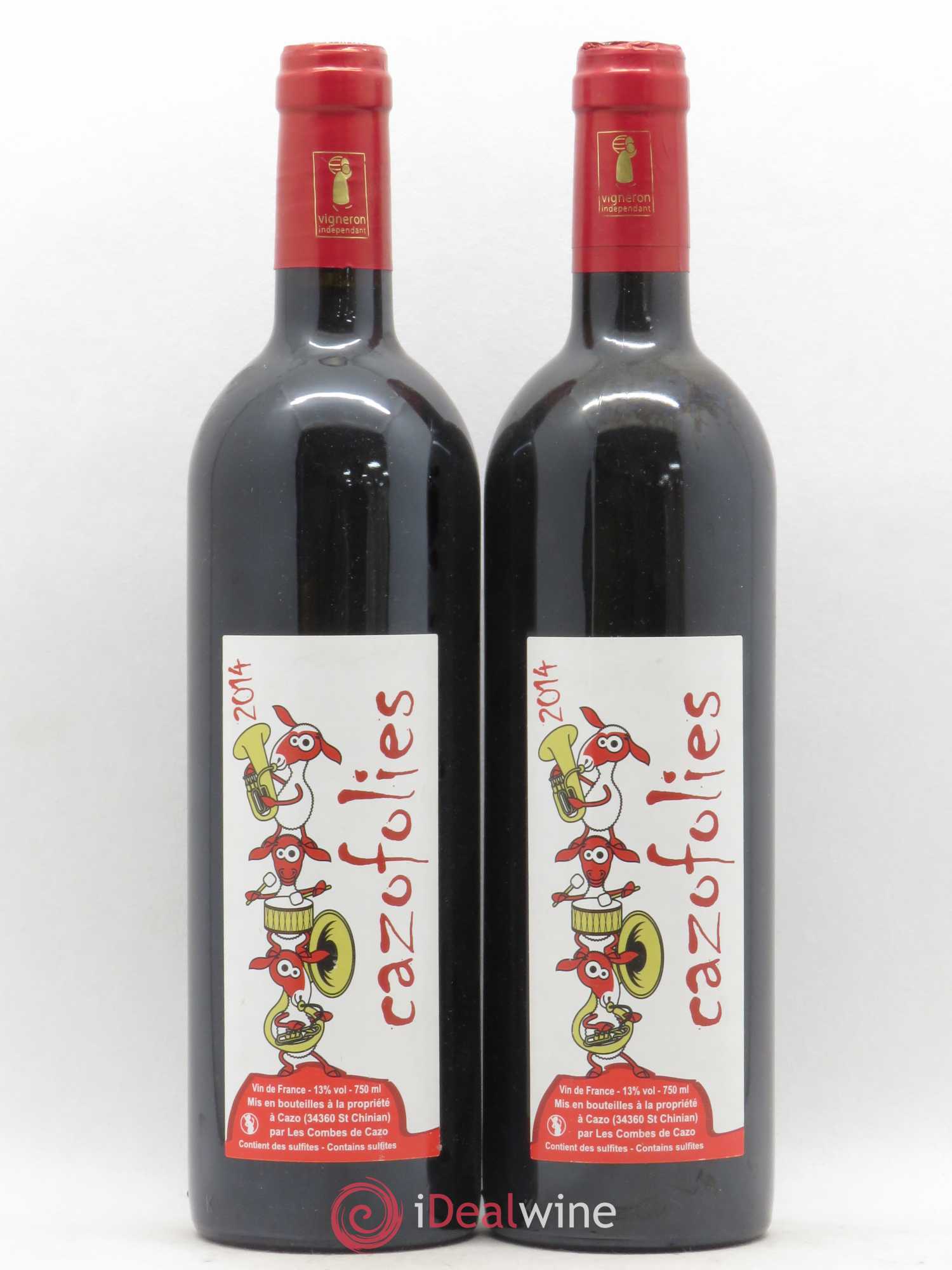 Fronsac Cazofolies Combes de Cazo 2014 - Lot de 2 bouteilles - 0