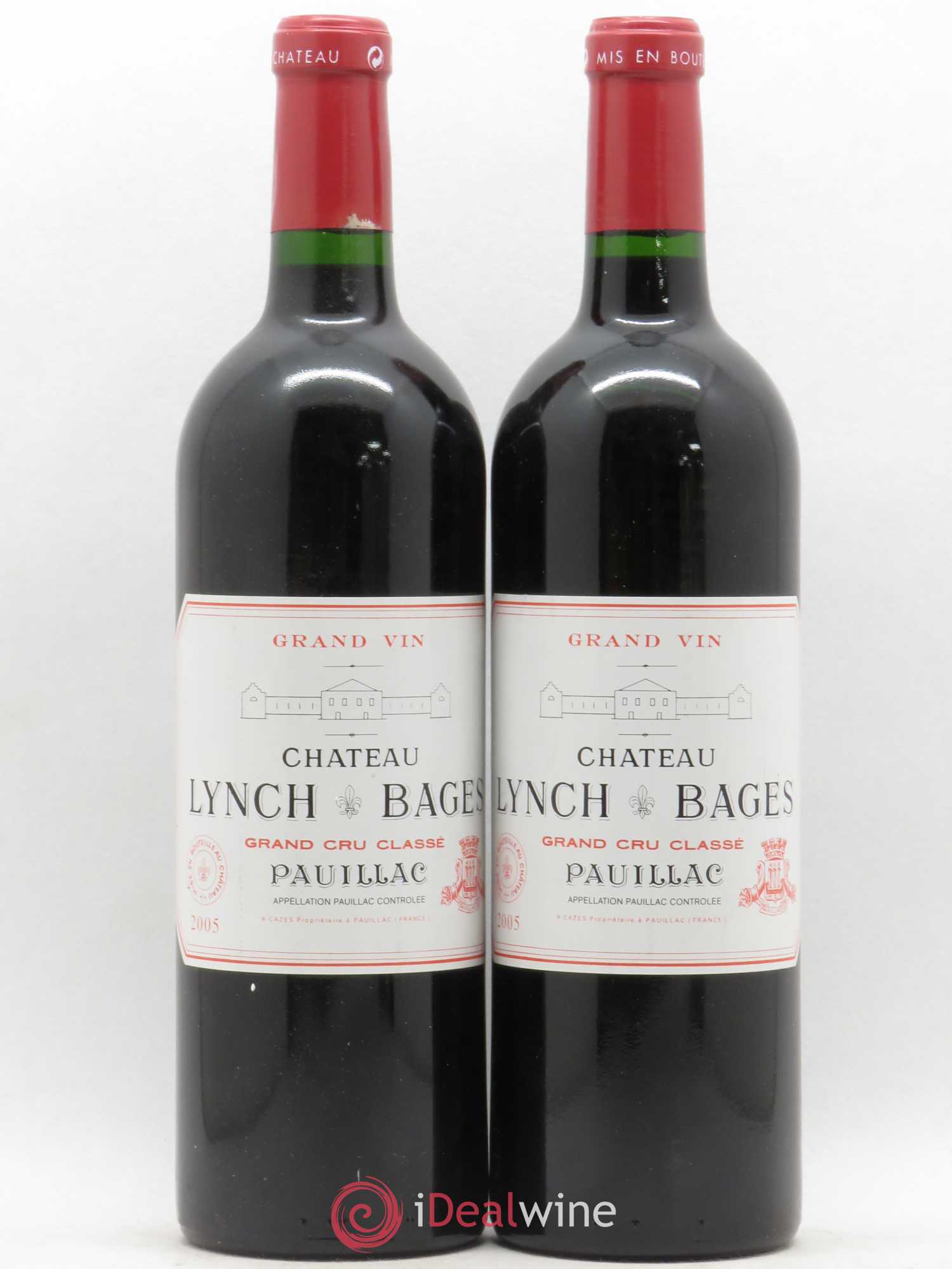 Château Lynch Bages 5ème Grand Cru Classé 2005 - Lot de 2 bouteilles - 0