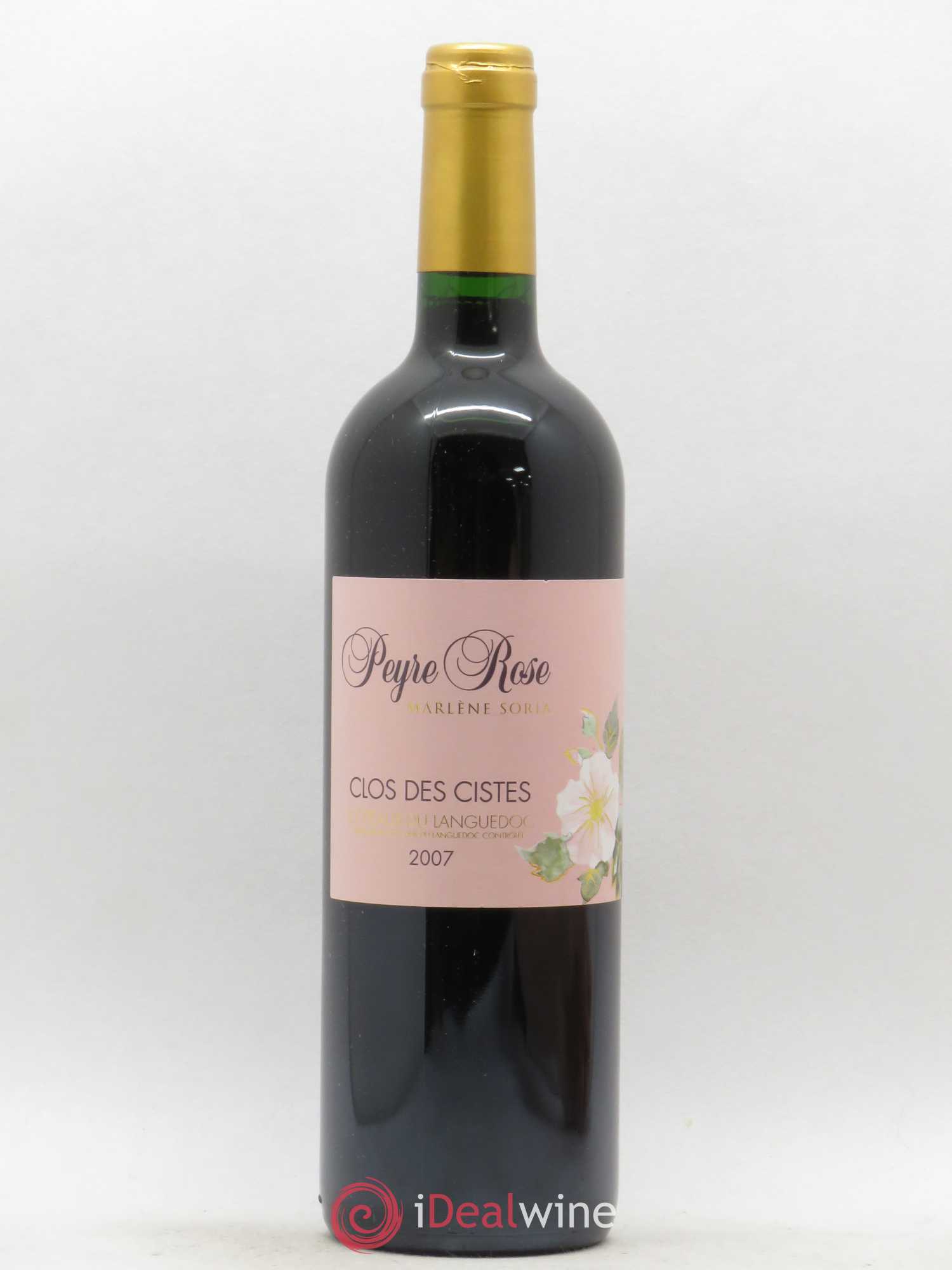 Vin de France (anciennement Coteaux du Languedoc) Domaine Peyre Rose Les Cistes Marlène Soria 2007 - Lot de 1 bouteille - 0