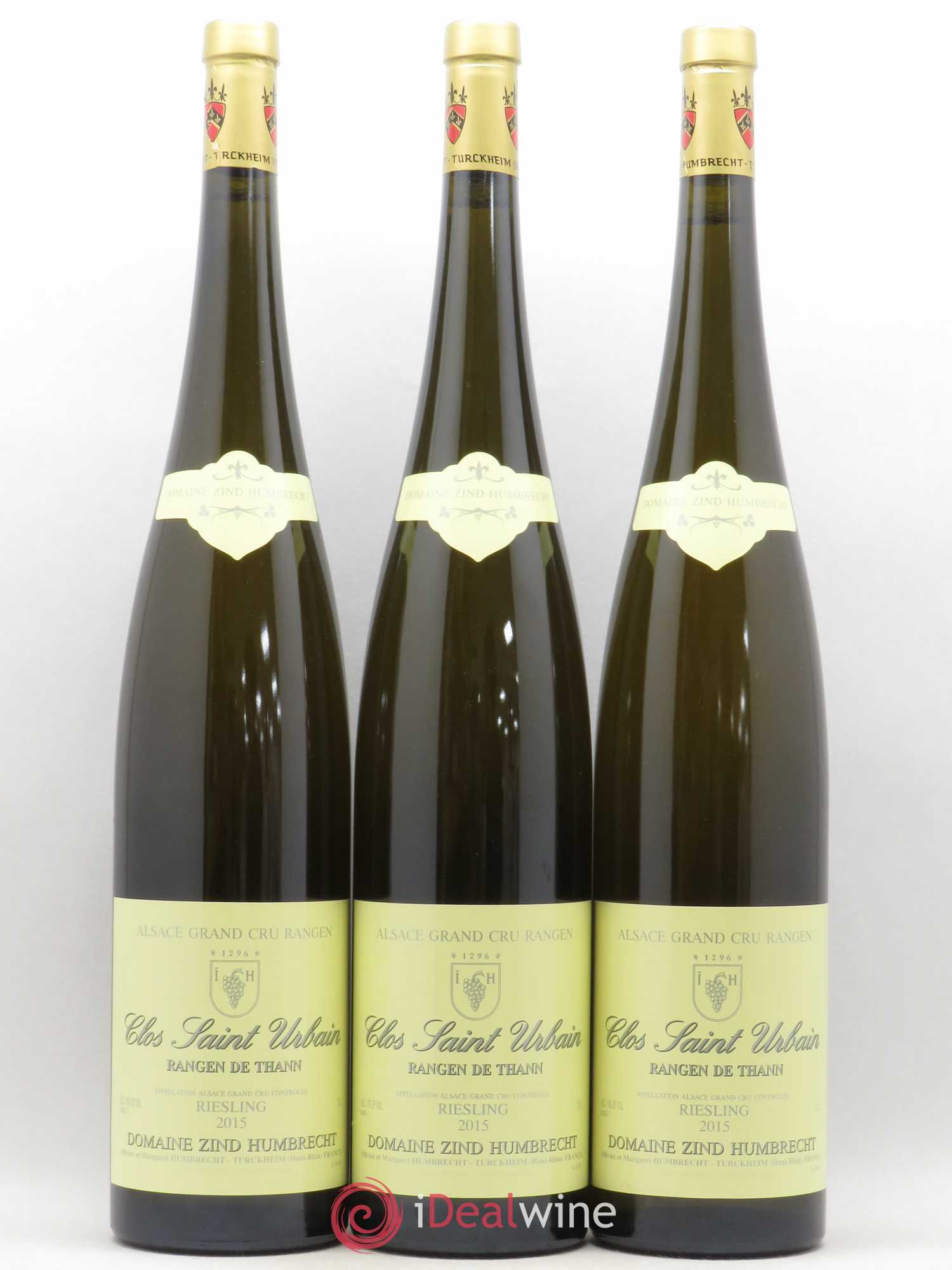 Alsace Riesling Grand Cru Rangen de Thann Clos Saint Urbain Zind-Humbrecht (Domaine) 2015 - Lot de 3 magnums - 0