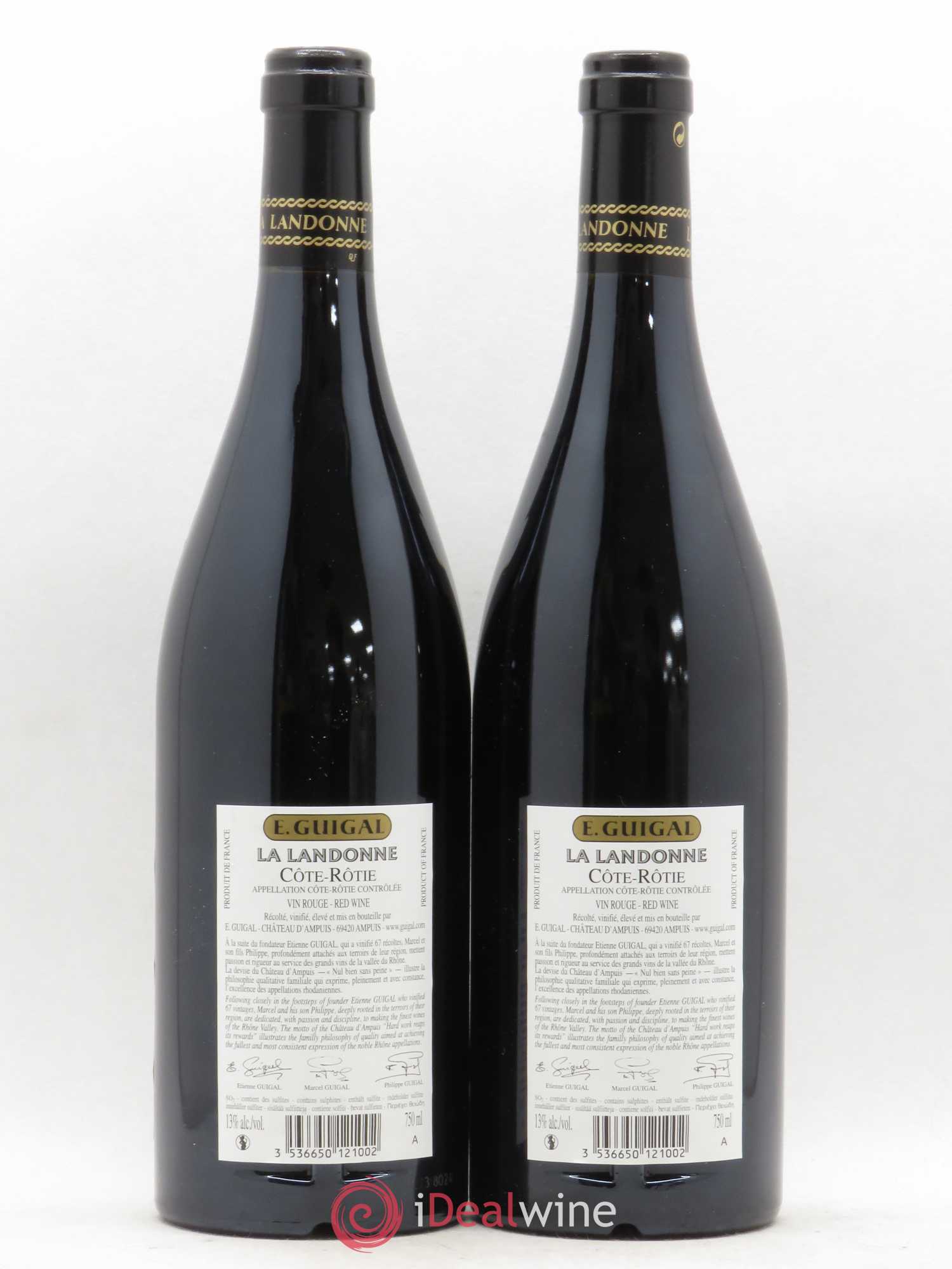 Côte-Rôtie La Landonne Guigal 2014 - Lot de 2 bouteilles - 1