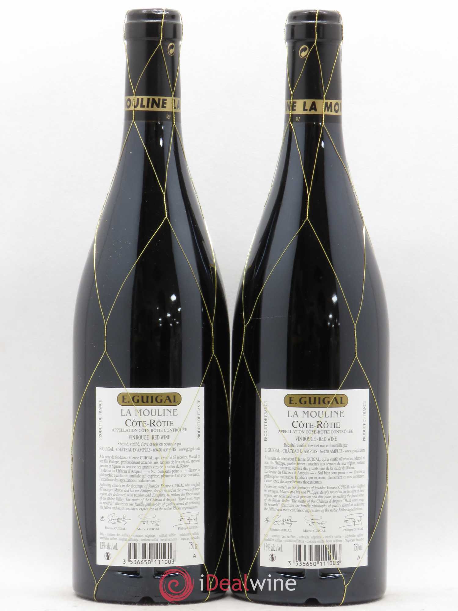 Côte-Rôtie La Mouline Guigal 2014 - Lot de 2 bouteilles - 1