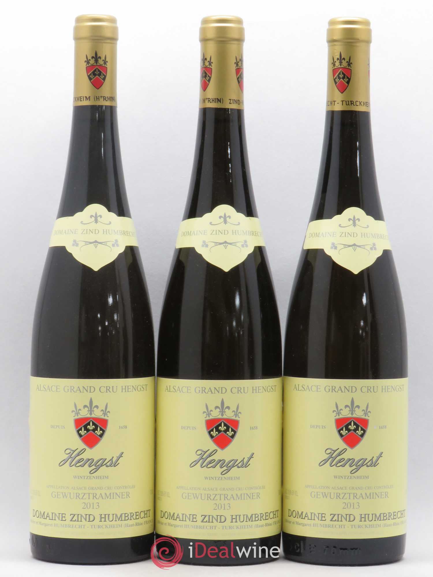 Alsace Gewurztraminer Grand Cru Hengst Zind-Humbrecht (Domaine) 2013 - Lot de 3 bouteilles - 0