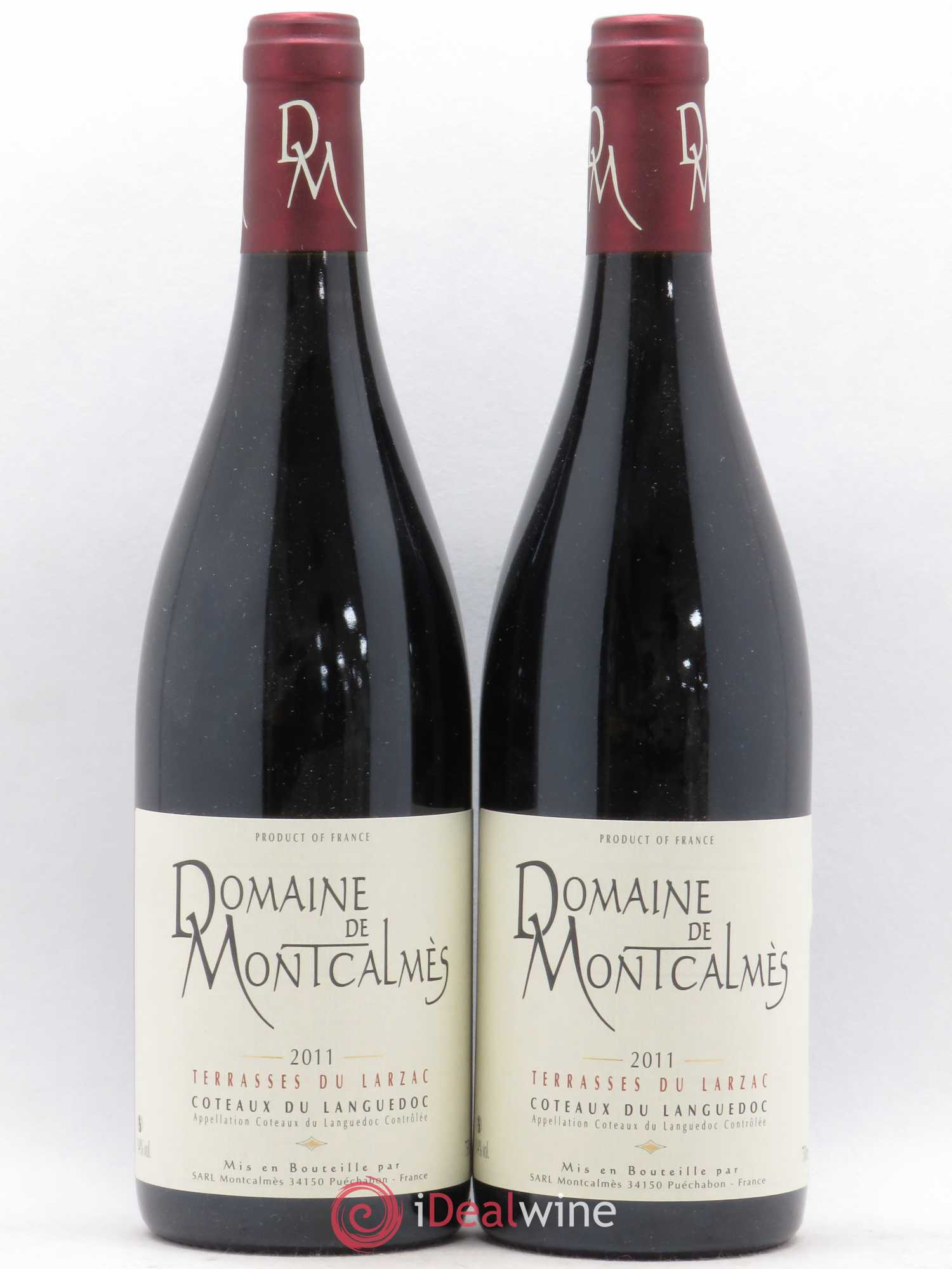 Terrasses du Larzac Domaine de Montcalmès Frédéric Pourtalié 2011 - Lot de 2 bouteilles - 0