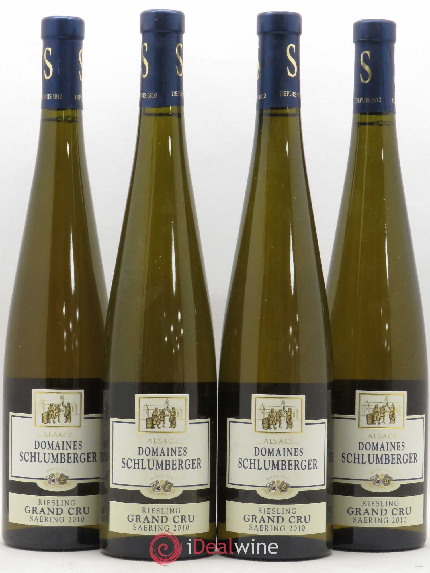 Riesling Grand Cru Saering Schlumberger 2010 - Lotto di 4 bottiglie - 0