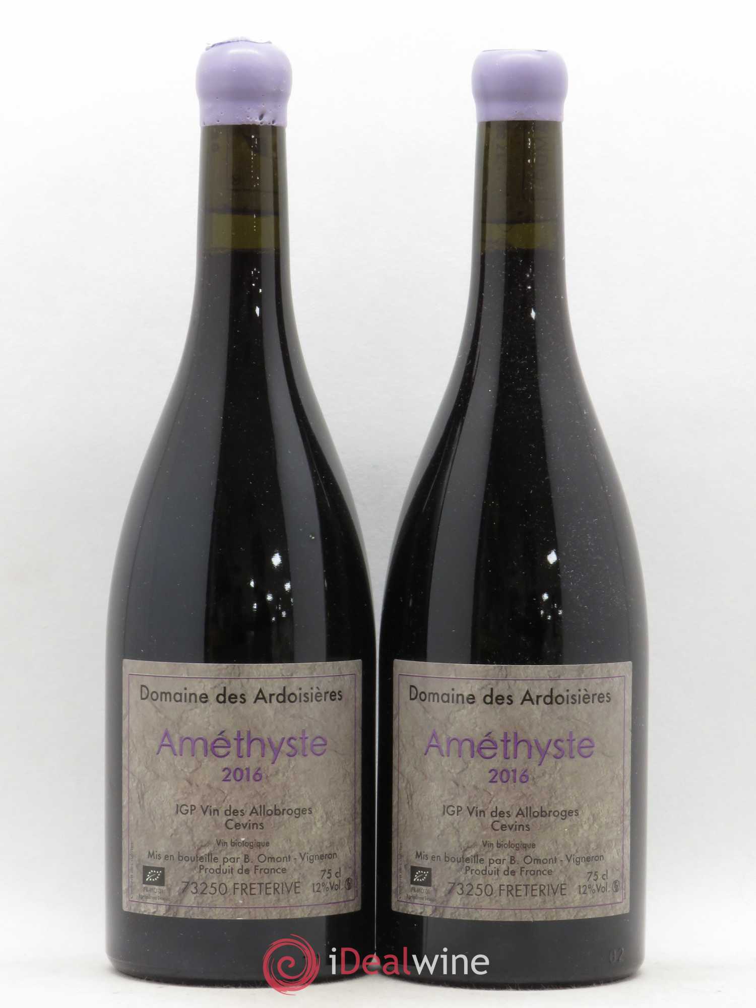 Vin des Allobroges Cevins Améthyste Ardoisières (Domaine des) 2016 - Lotto di 2 bottiglie - 0