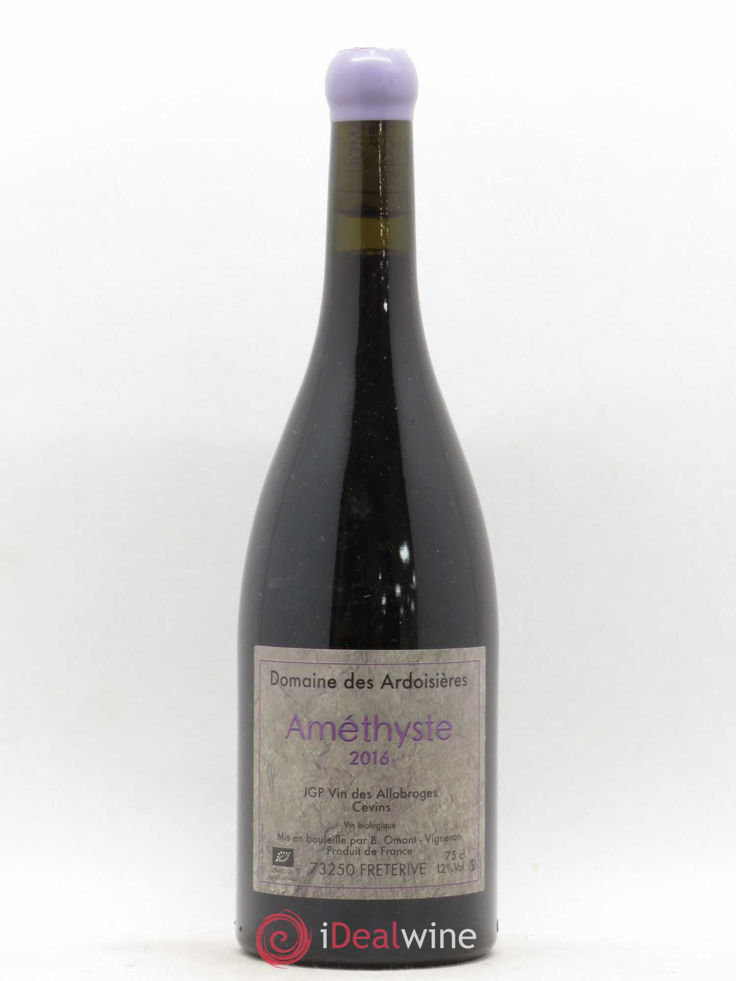 Vin des Allobroges Cevins Améthyste Ardoisières (Domaine des) 2016 - Lot de 1 bouteille - 0