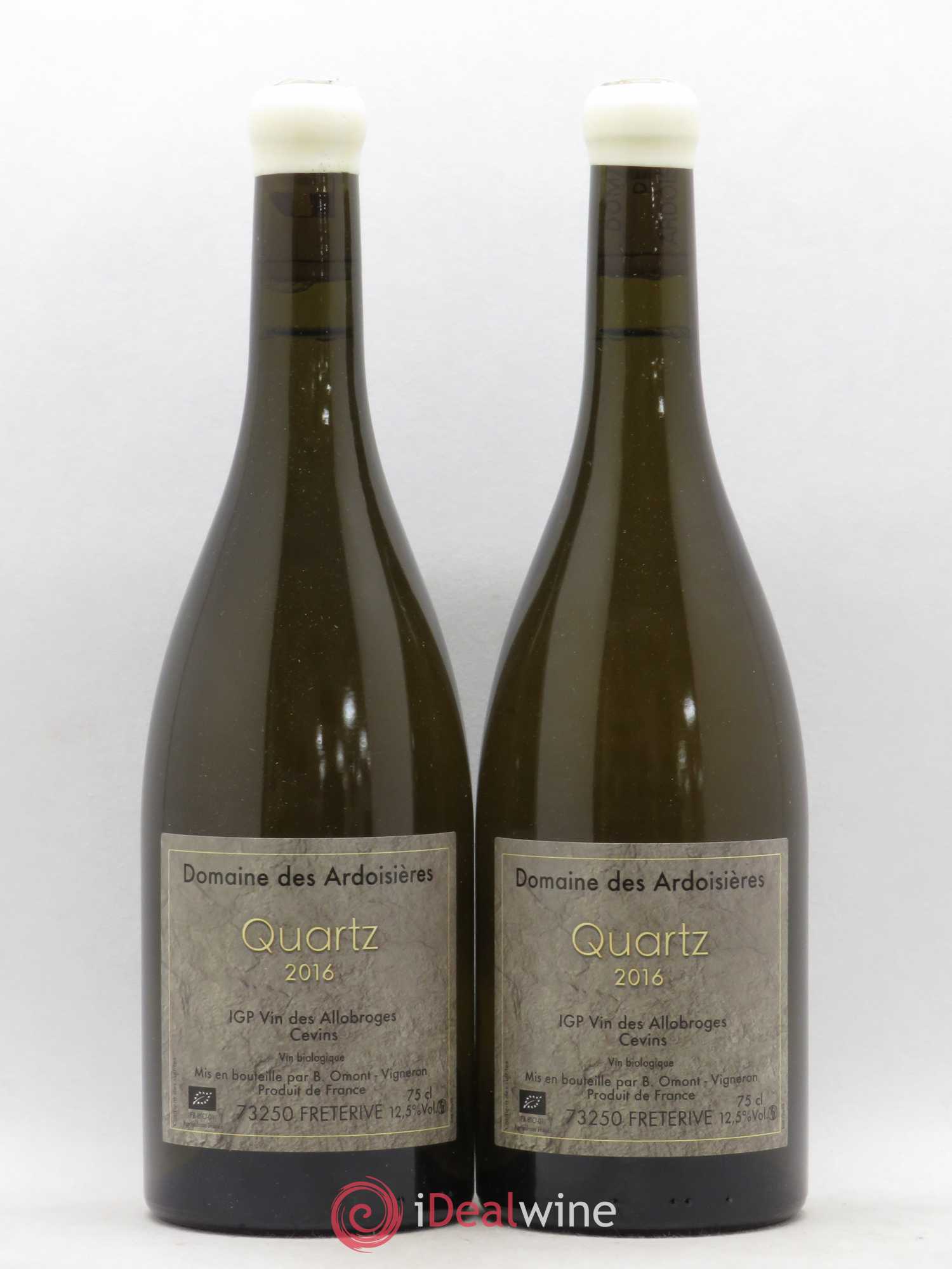 Vin des Allobroges Cevins Quartz Ardoisières (Domaine des) 2016 - Lot de 2 bouteilles - 0
