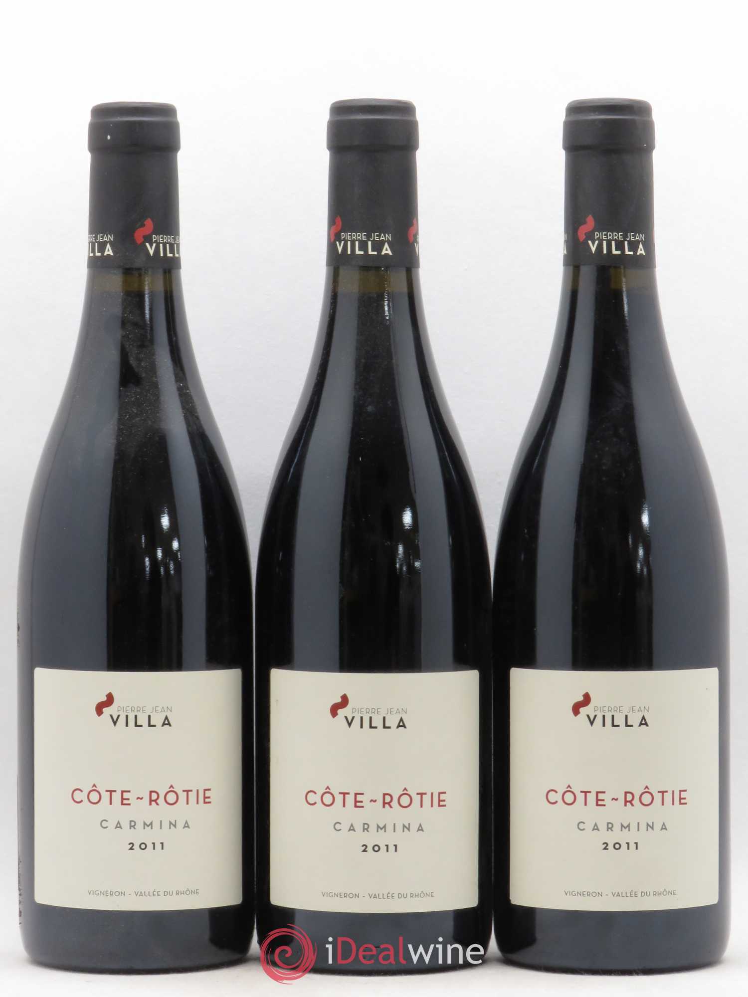 Côte-Rôtie Carmina Pierre-Jean Villa 2011 - Lot de 3 bouteilles - 0