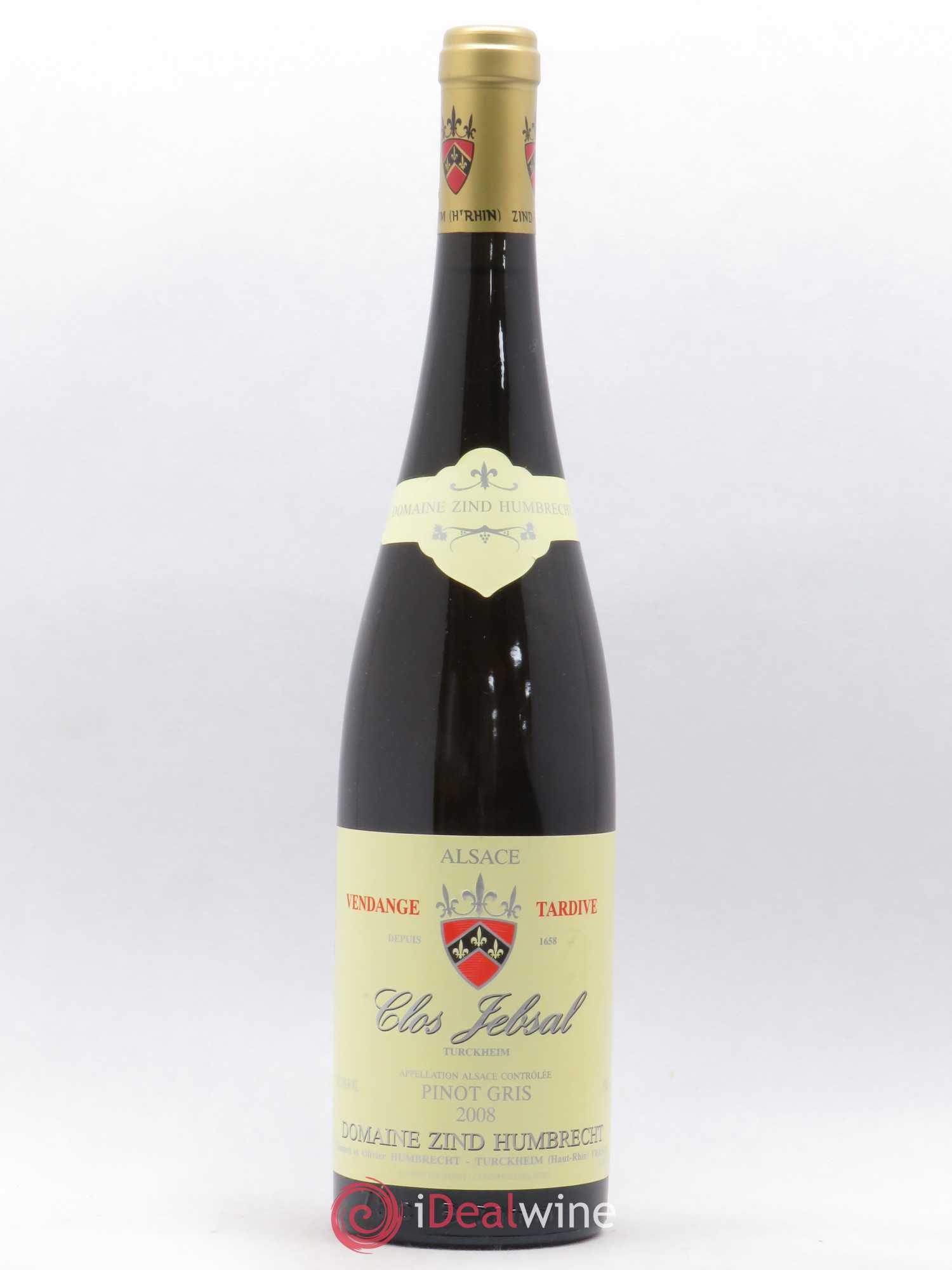 Alsace Pinot Gris Clos Jebsal Vendanges Tardives Zind-Humbrecht (Domaine) 2008 - Lotto di 1 bottiglia - 0
