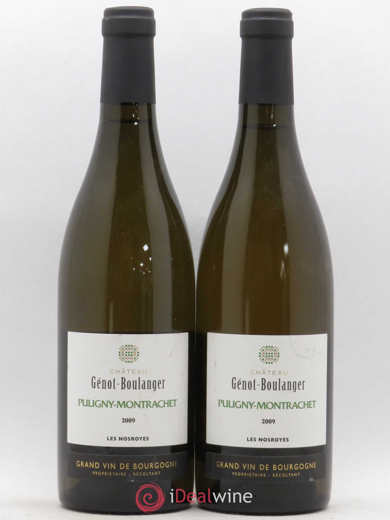 Puligny-Montrachet Les Nosroyes Domaine Génot Boulanger 2009 - Posten von 2 Flaschen - 0