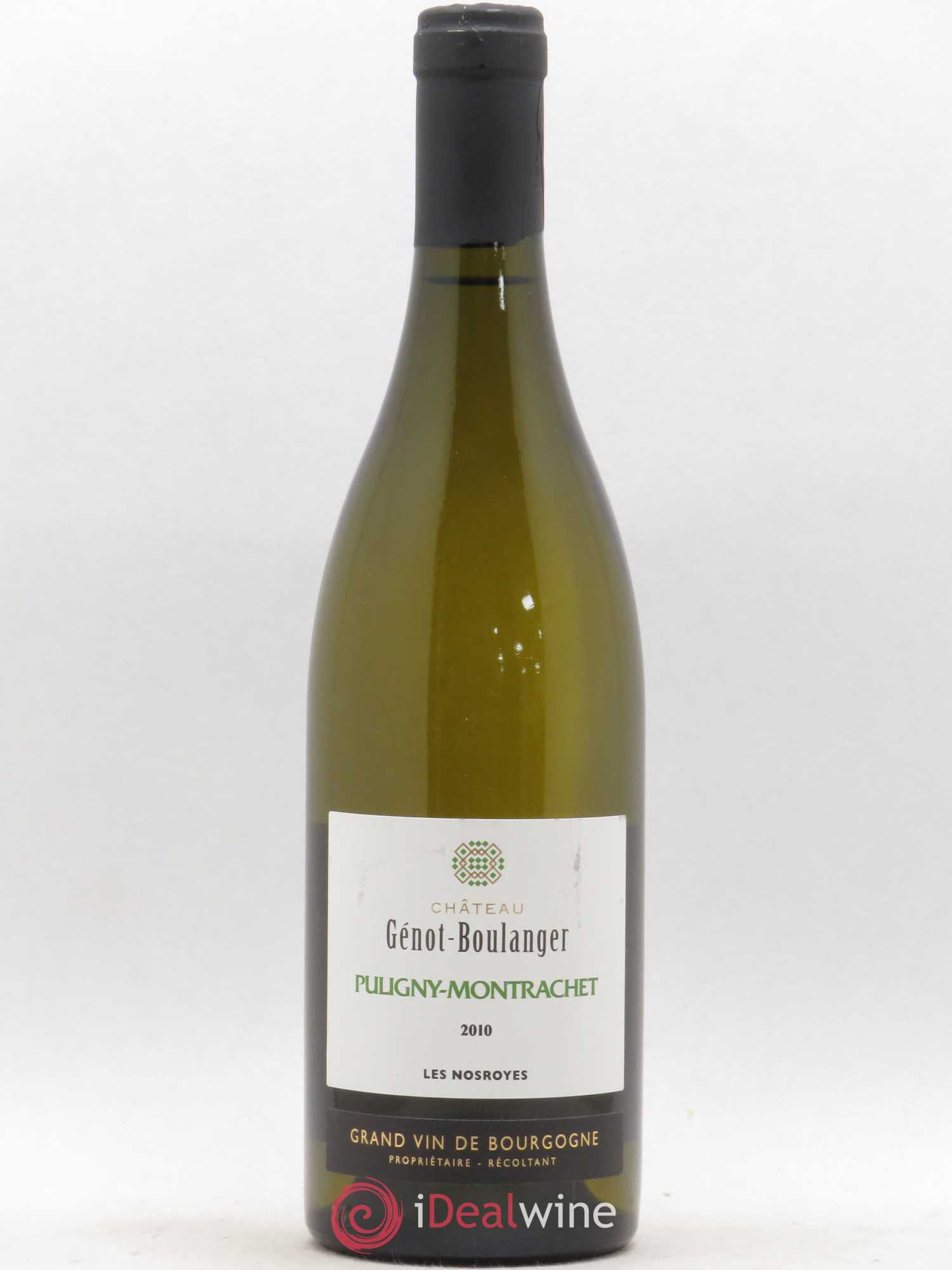 Puligny-Montrachet Les Nosroyes Domaine Génot Boulanger 2010 - Posten von 1 Flasche - 0