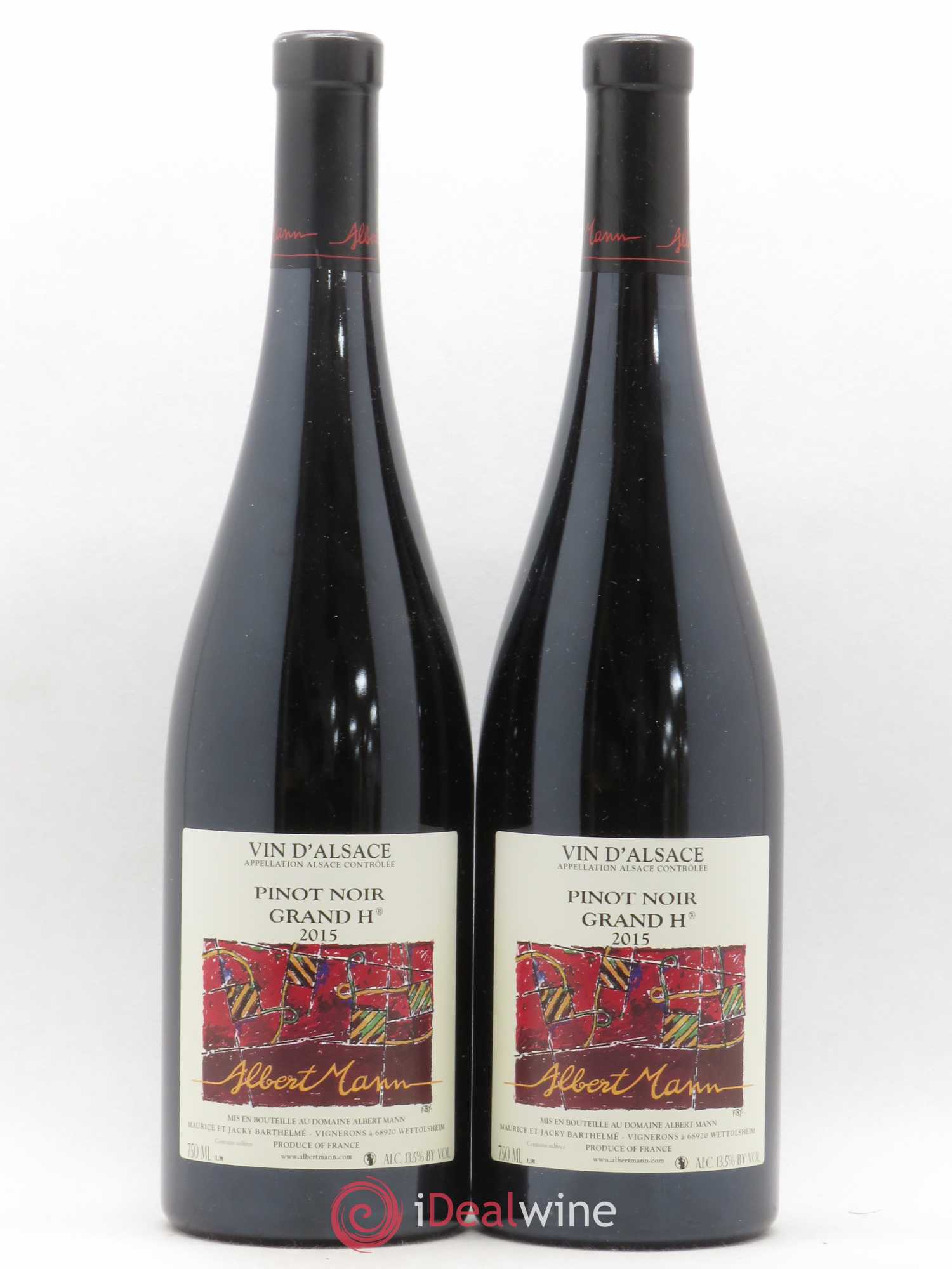 Pinot Noir Grand H Albert Mann 2015 - Posten von 2 Flaschen - 0