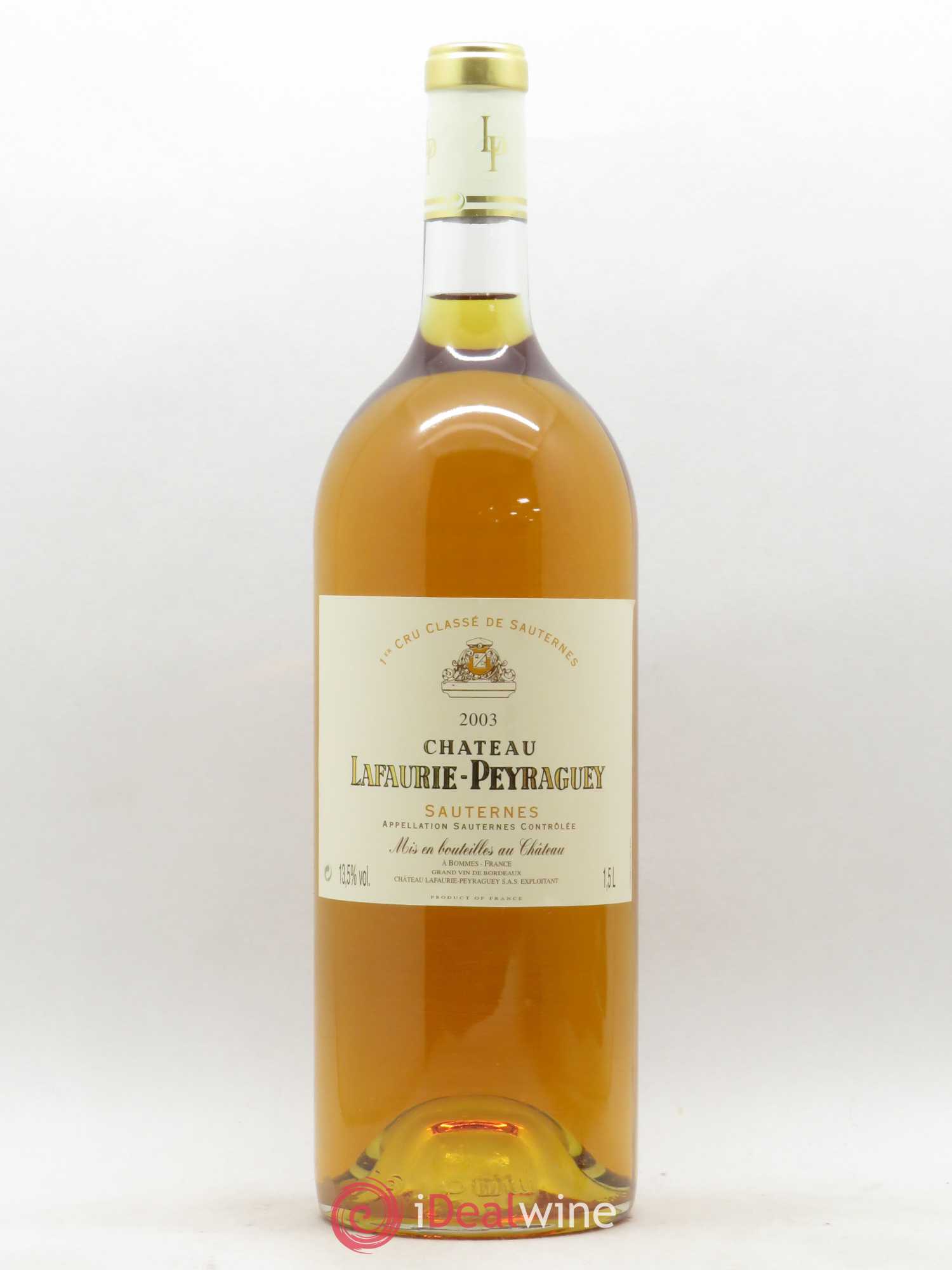 Château Lafaurie-Peyraguey 1er Grand Cru Classé 2003 - Lotto di 1 magnum - 0