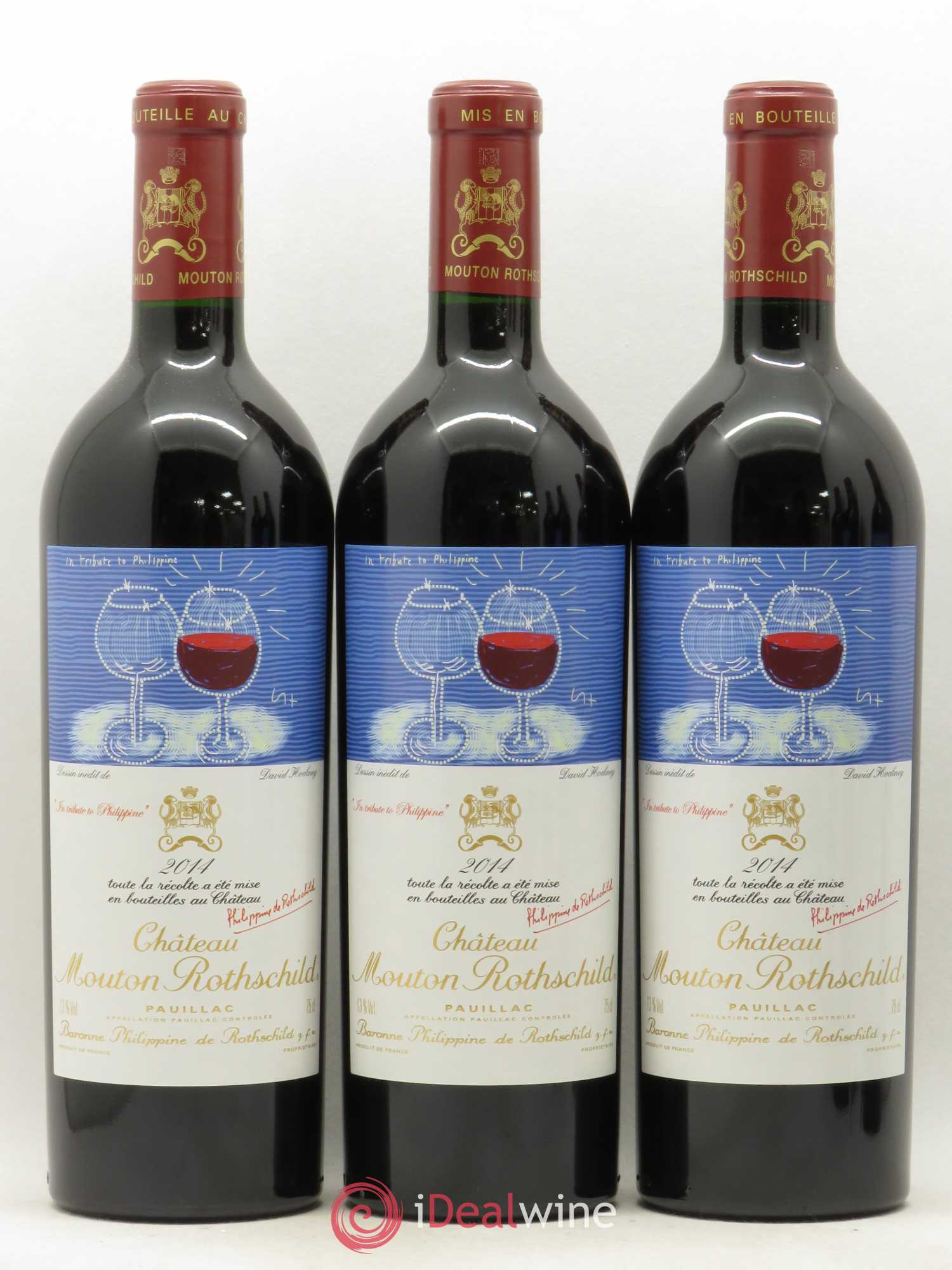Château Mouton Rothschild 1er Grand Cru Classé 2014 - Lot de 6 bouteilles - 1