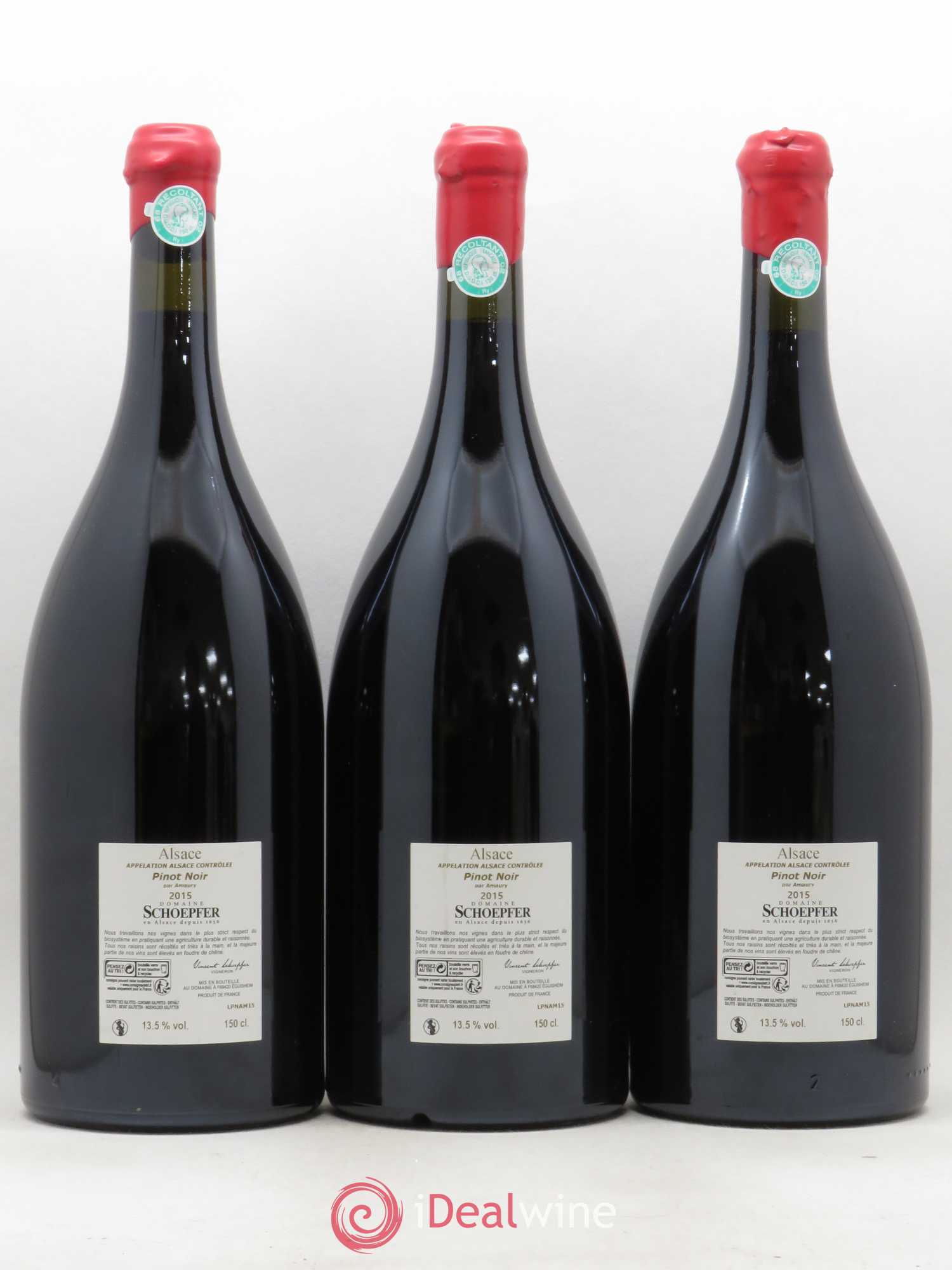 Pinot Noir Alsace Amaury Schoepfer 2015 - Posten von 3 Flaschen - 1