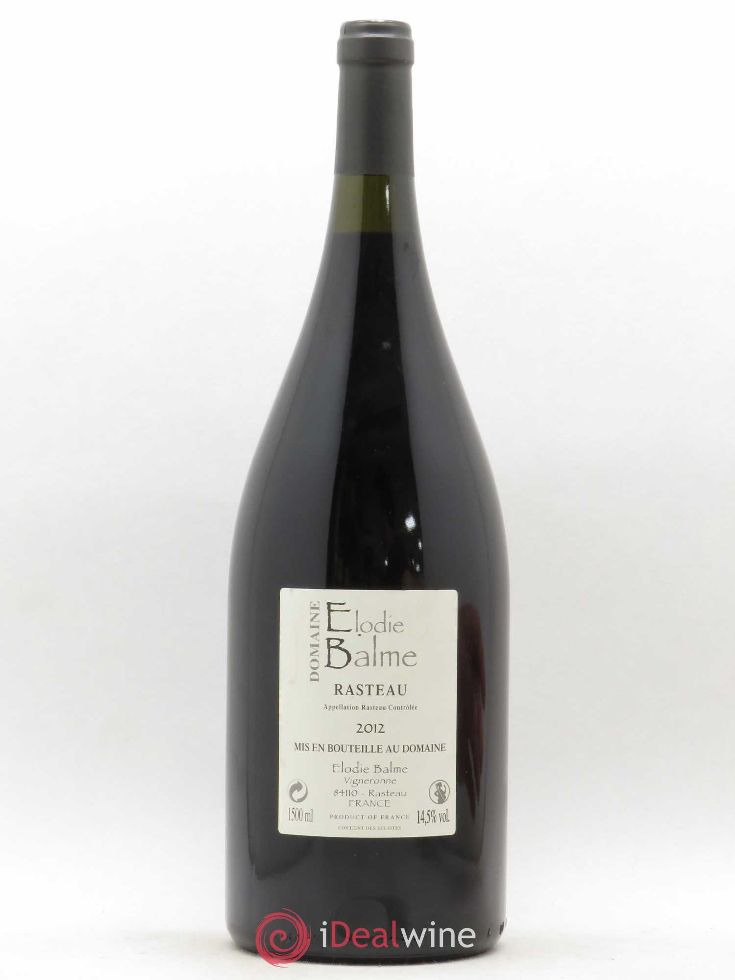 Rasteau Elodie Balme 2012 - Lotto di 1 bottiglia - 1