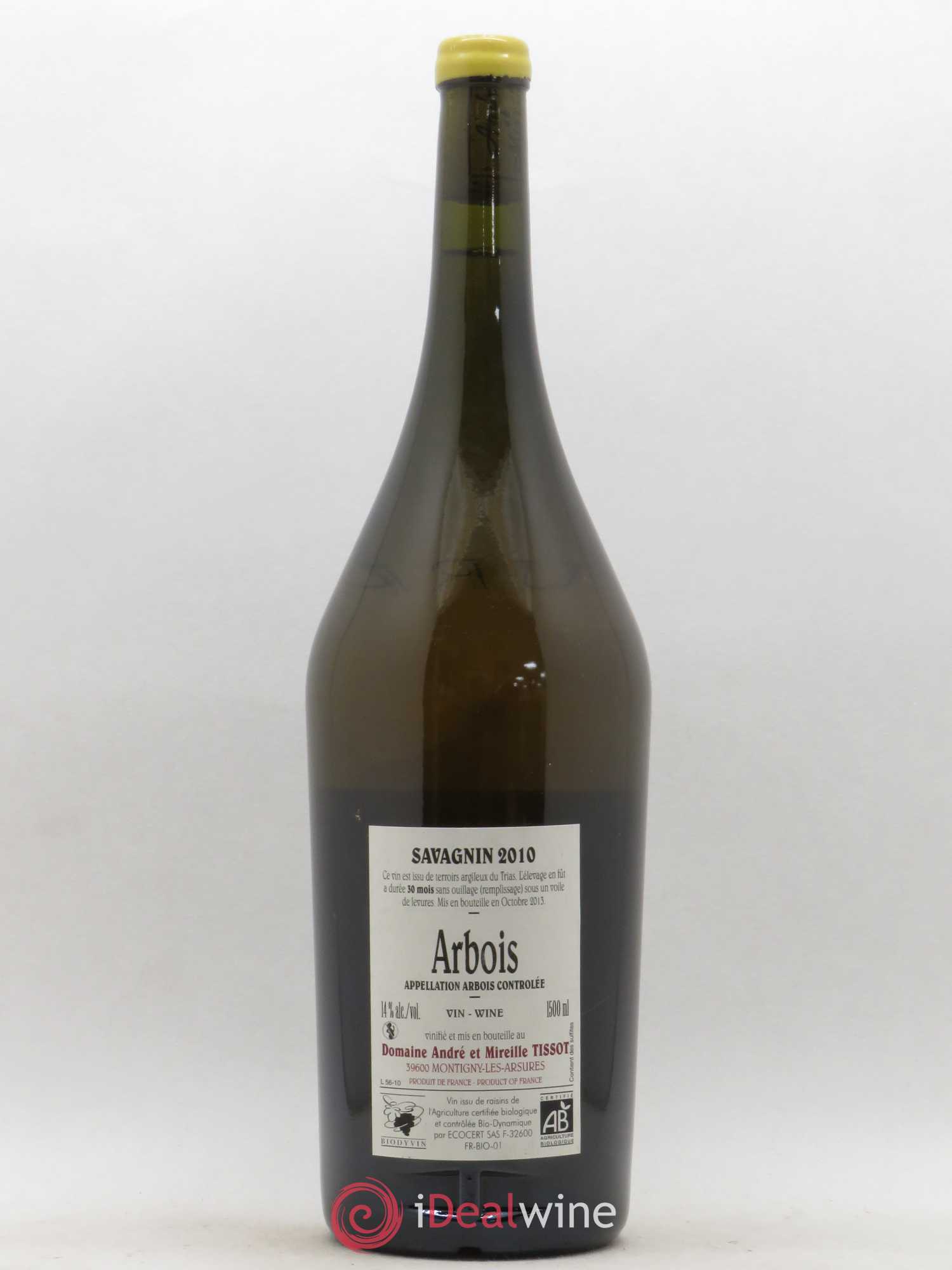 Arbois Savagnin Bénédicte et Stéphane Tissot 2010 - Lot de 1 magnum - 1