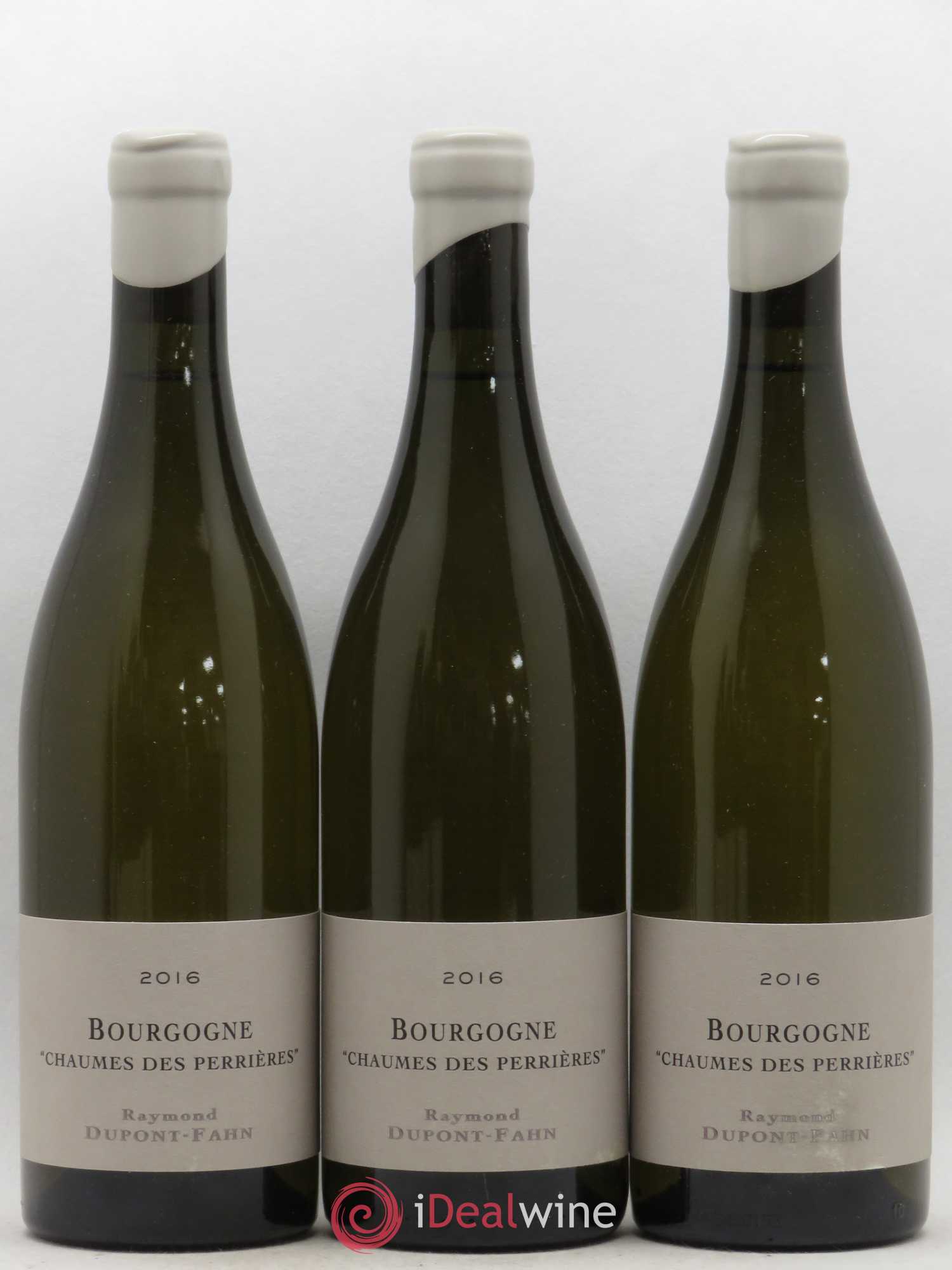 Bourgogne Chaumes des Perrières Raymond Dupont Fahn 2016 - Posten von 3 Flaschen - 0
